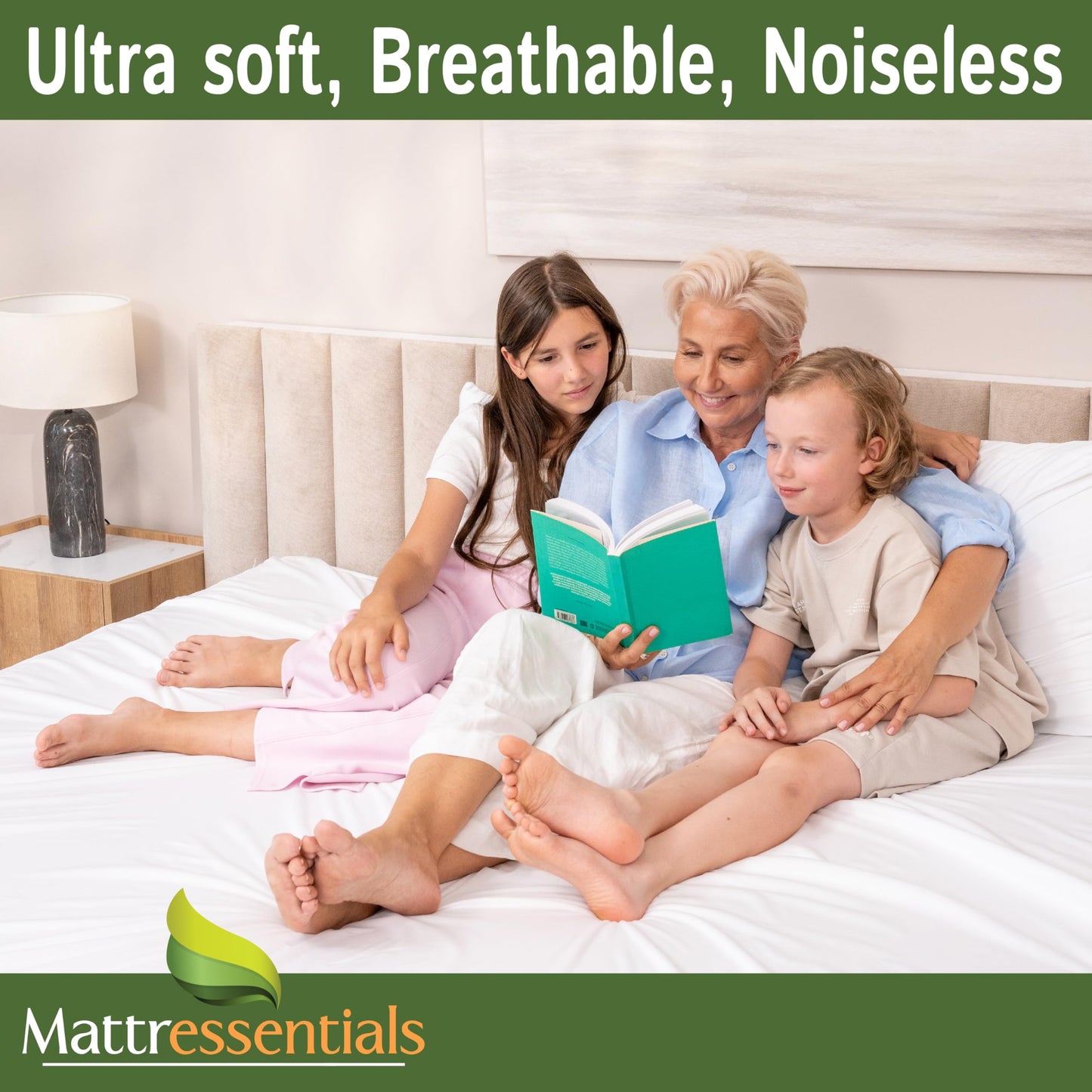 Zippered Full Mattress Protector (5"-7" Depth) - Bed Bug Waterproof Mattress Cover, Premium Quality Hypoallergenic Encasement White