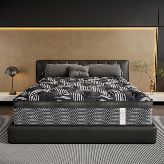 Behost 10 Inch Twin Mattress, Hybrid Mattresses in a Box with Pocket Springs & Gel Memory Foam, Medium Firm Breathable Bed Mattress with Edge Support & Motion Isolation, CertiPUR-US Certified