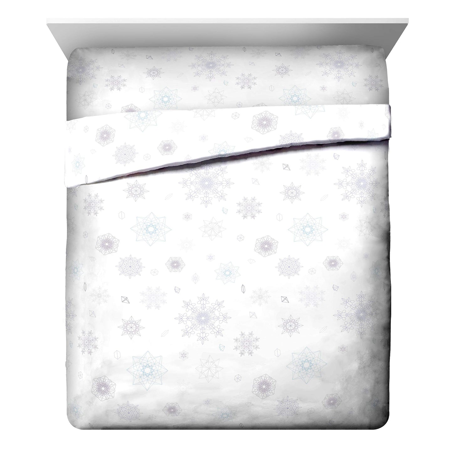 Disney Frozen 2 Elsa 7 Piece Queen Comforter Set Bed in a Bag - Reversible Comforter & Sheet Set Bedding - Super Soft Fade Resistant Microfiber, Machine Washable (Official Disney Product) - Jay Franco