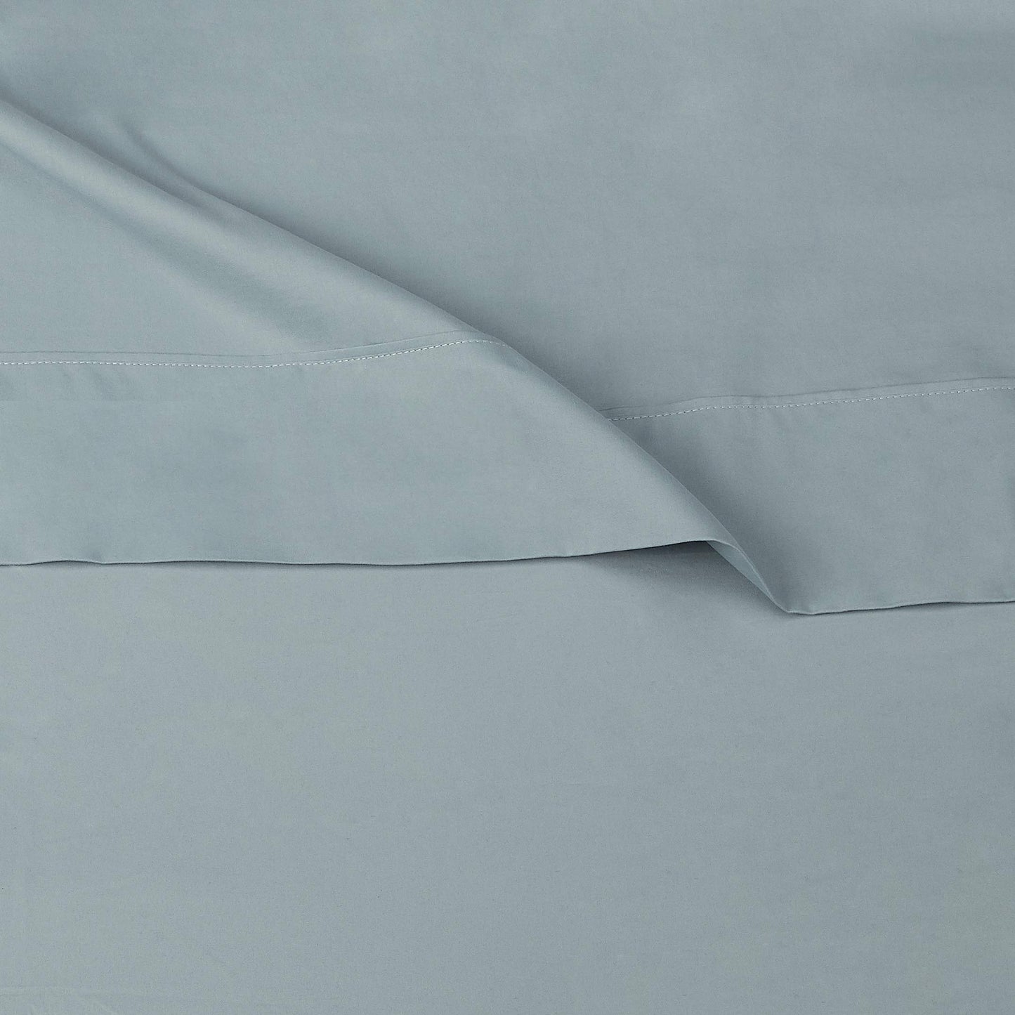Amazon Basics Lightweight Breathable Super Soft Easy Care Wrinkle Resistant Brushed Microfiber 3 Piece Bed Sheet Set with 14-Inch Deep Pockets, Twin, Spa Blue, Solid