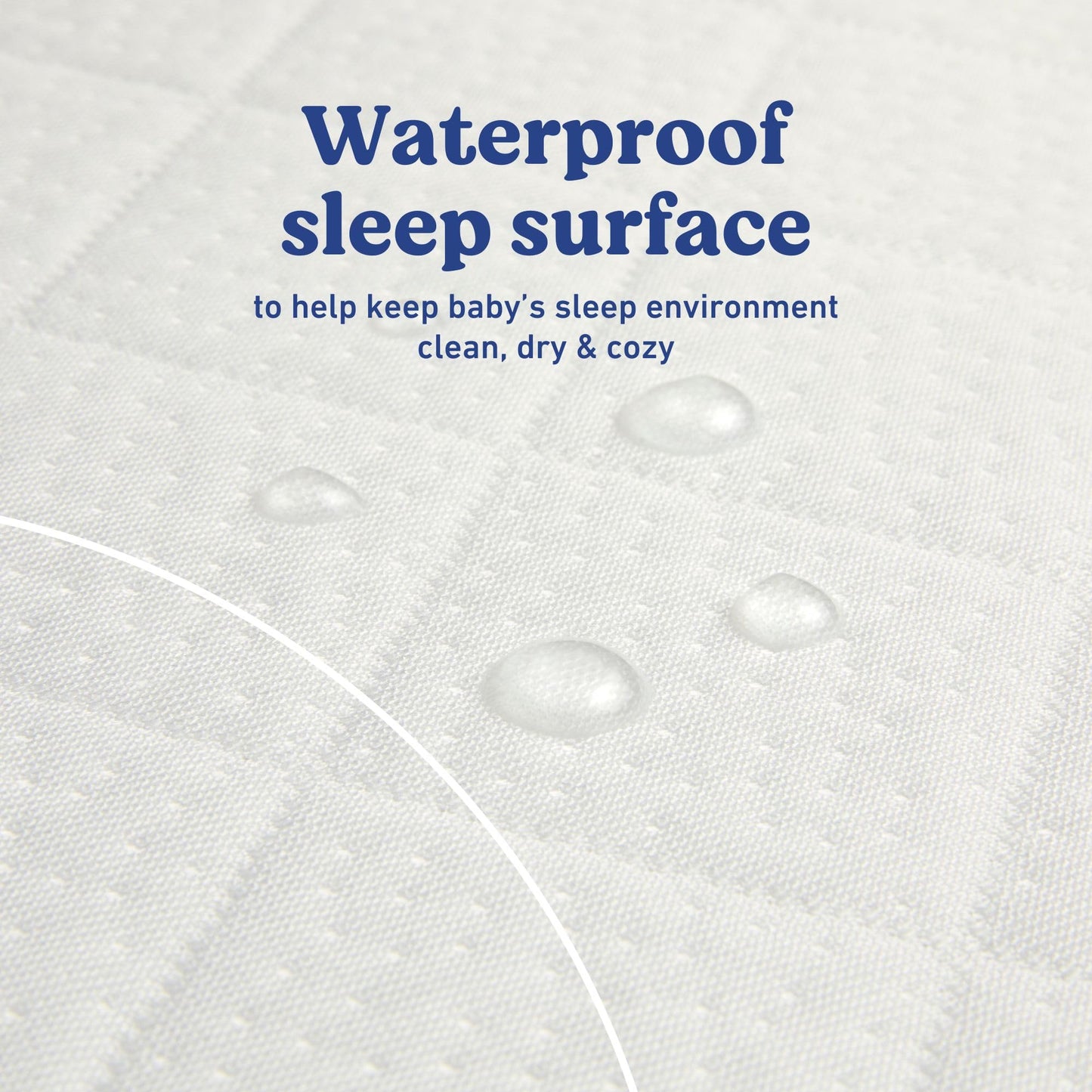 Graco Premium Waterproof Crib and Toddler Mattress Protector (1 Pack) – GREENGUARD Gold Certified, Machine-Washable & Dryer-Friendly, Waterproof Sleep Surface, Fits Baby Crib & Toddler Bed Mattress