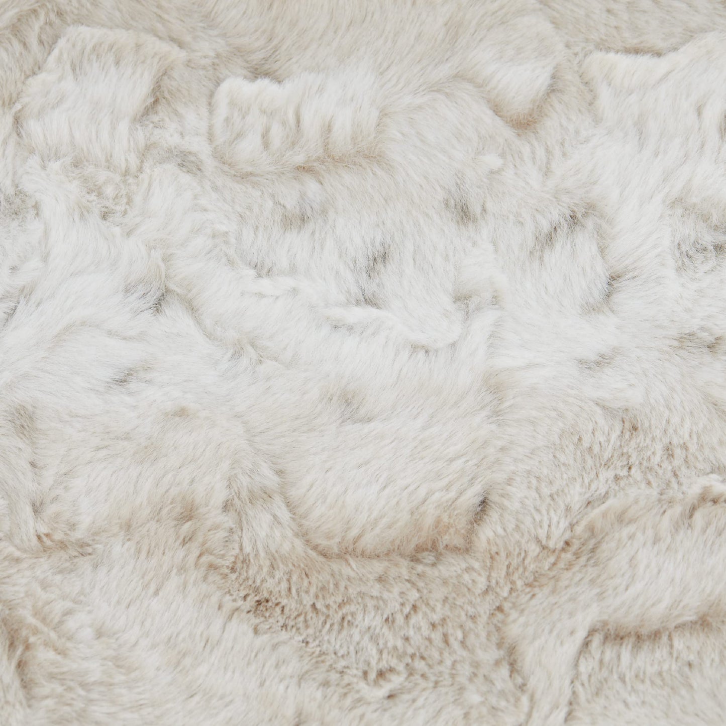 Outrageously Soft Throw Blanket - Ultra Plush Minky Faux Fur Blanket - Oversized 60 x 80 Inches - Tan