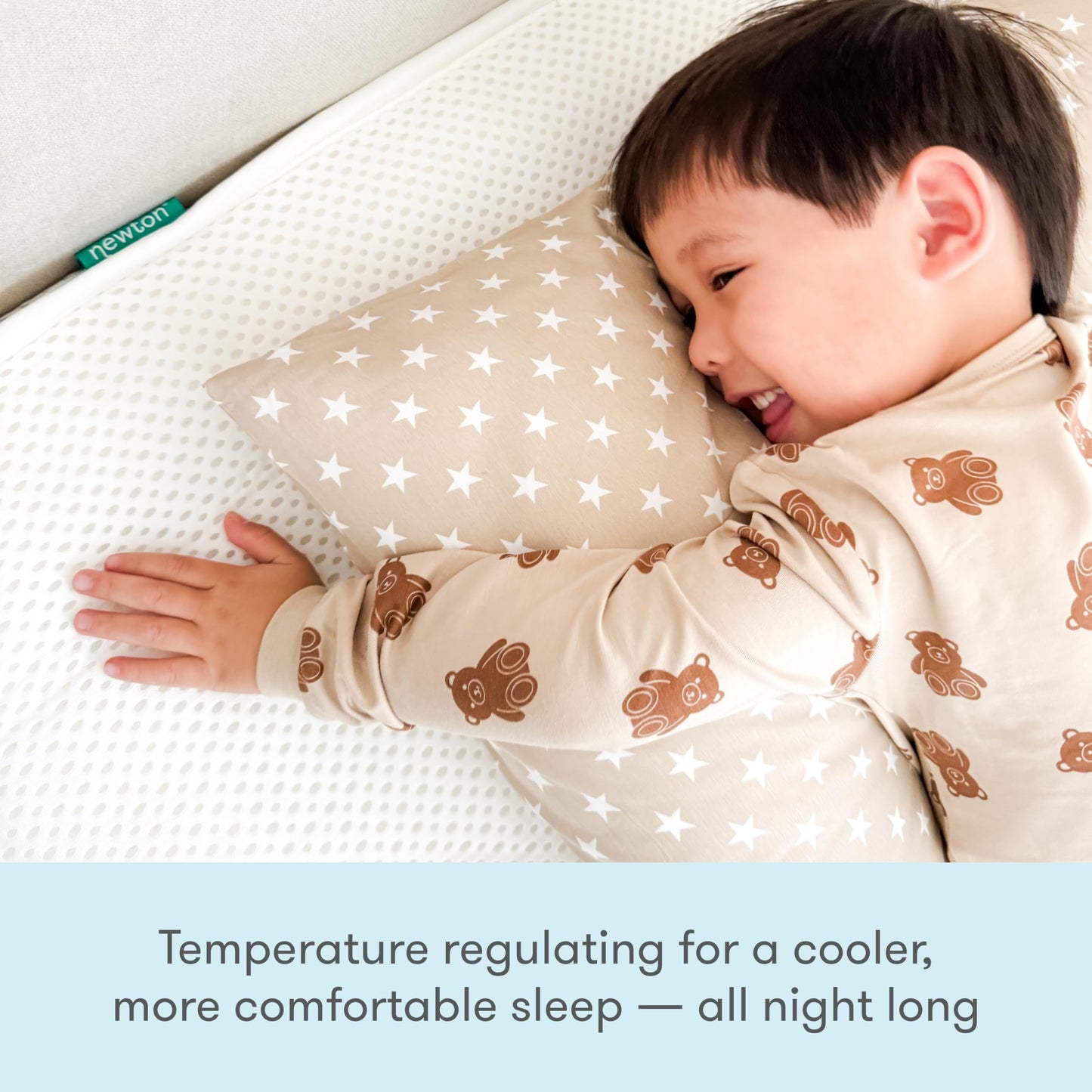 Newton Baby Kids' Twin Mattress - 100% Washable, Hypoallergenic, Breathable Wovenaire Core, GREENGUARD Gold Certified, Ideal Firmness and Comfort for Growing Kids, 38” x 75”