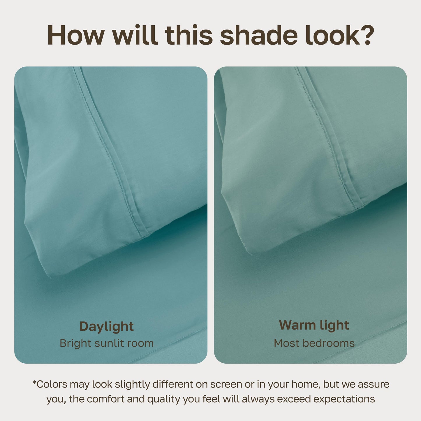 California Design Den Soft 100% Cotton Sheets Queen Size Set, 400 Thread Count Good Housekeeping Award Winner, Silky Smooth Sateen Weave with Deep Pockets, Durable Cotton Bed Sheet Set - Teal