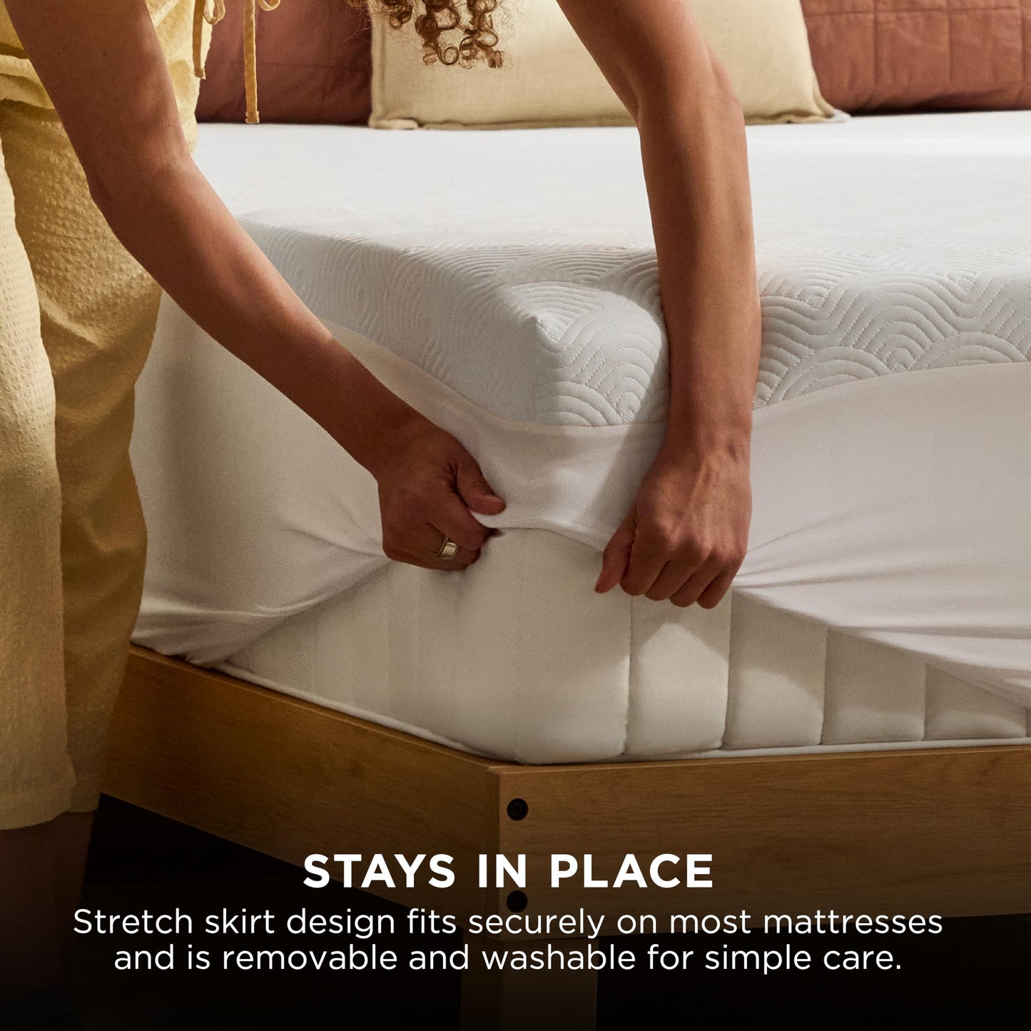 Tempur-Cloud 2-Inch Mattress Topper, Queen,White