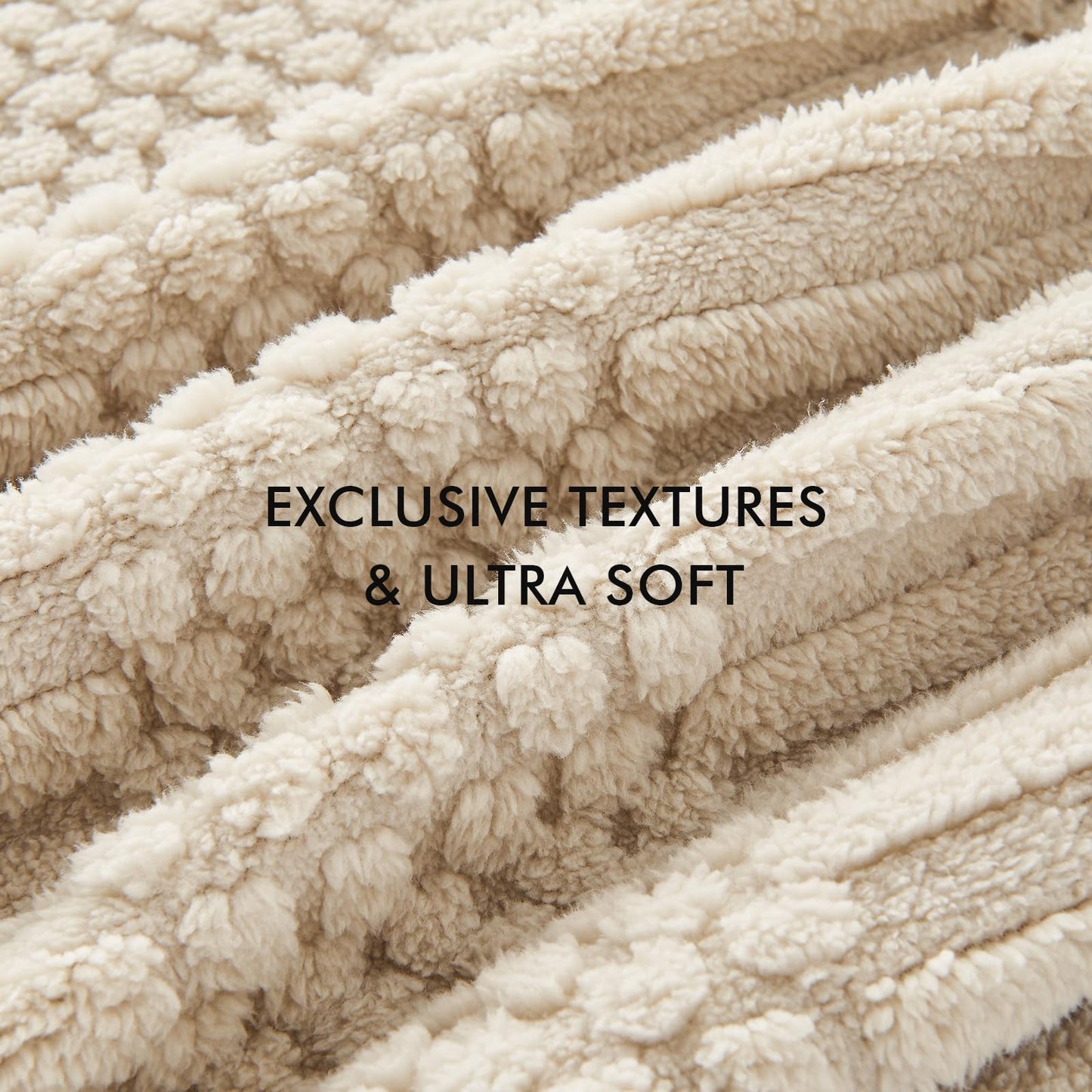 lifein Throw Blanket for Couch-Beige Boho Throw Blanket, Tan Soft Fleece Plush Lightweight Blankets&Throws for Spring, Fuzzy Camel Blankets for Livingroom Bed Sofa Chair (50x60,Taupe/Khaki)