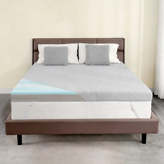 Extra Firm Mattress Topper Twin XL, 3 Inch High-Density Firm Mattress Pad for Back Pain Relief, Bed Topper with Removable Cover, No Smell, No Slip, CertiPUR-US Certified, 80" x 38"