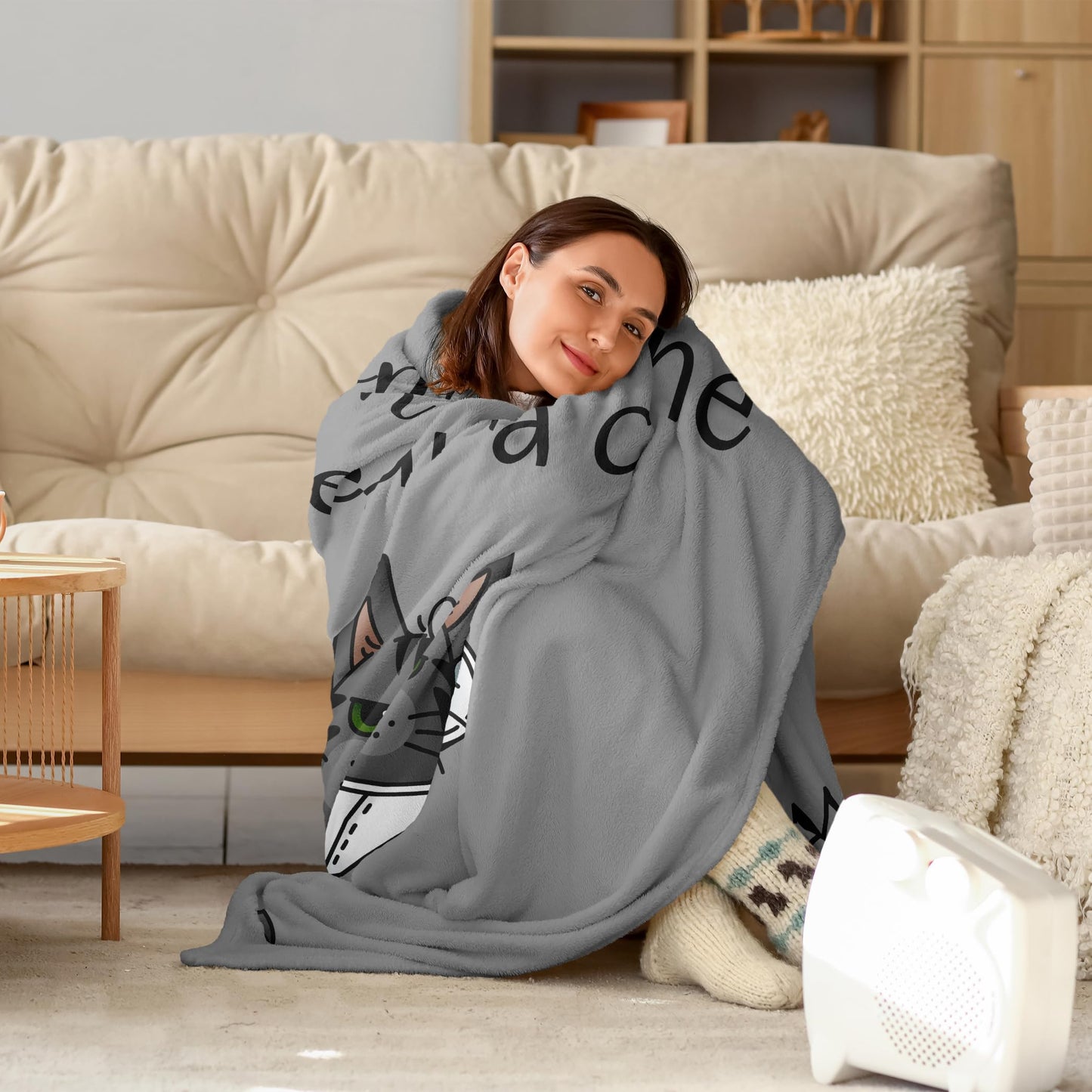 Get Well Gifts for Women/Men After Surgery, Sympathy Gift, Get Well Soon Blanket 50"X60", Feel Better/Surgery Recovery Gifts for Women, After Surgery Gifts, at Least You Dont Have To Wear A Cone Throw