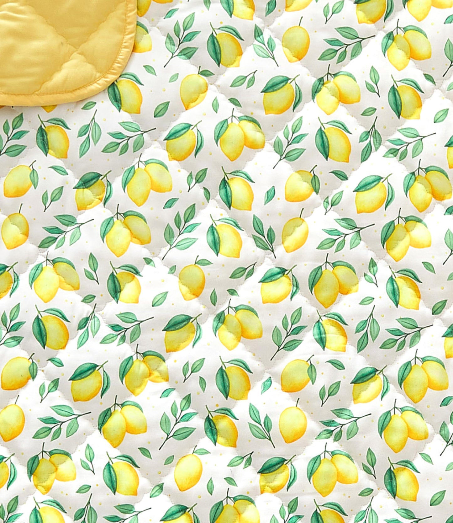 Lemon Toddler Comforter - Down Alternative Toddler Microfiber Comforter - Lightweight & Warm Baby Quilt Blanket - Soft & Breathable - Kids Duvet Insert for Crib & Stroller - Machine Washable - 39x47