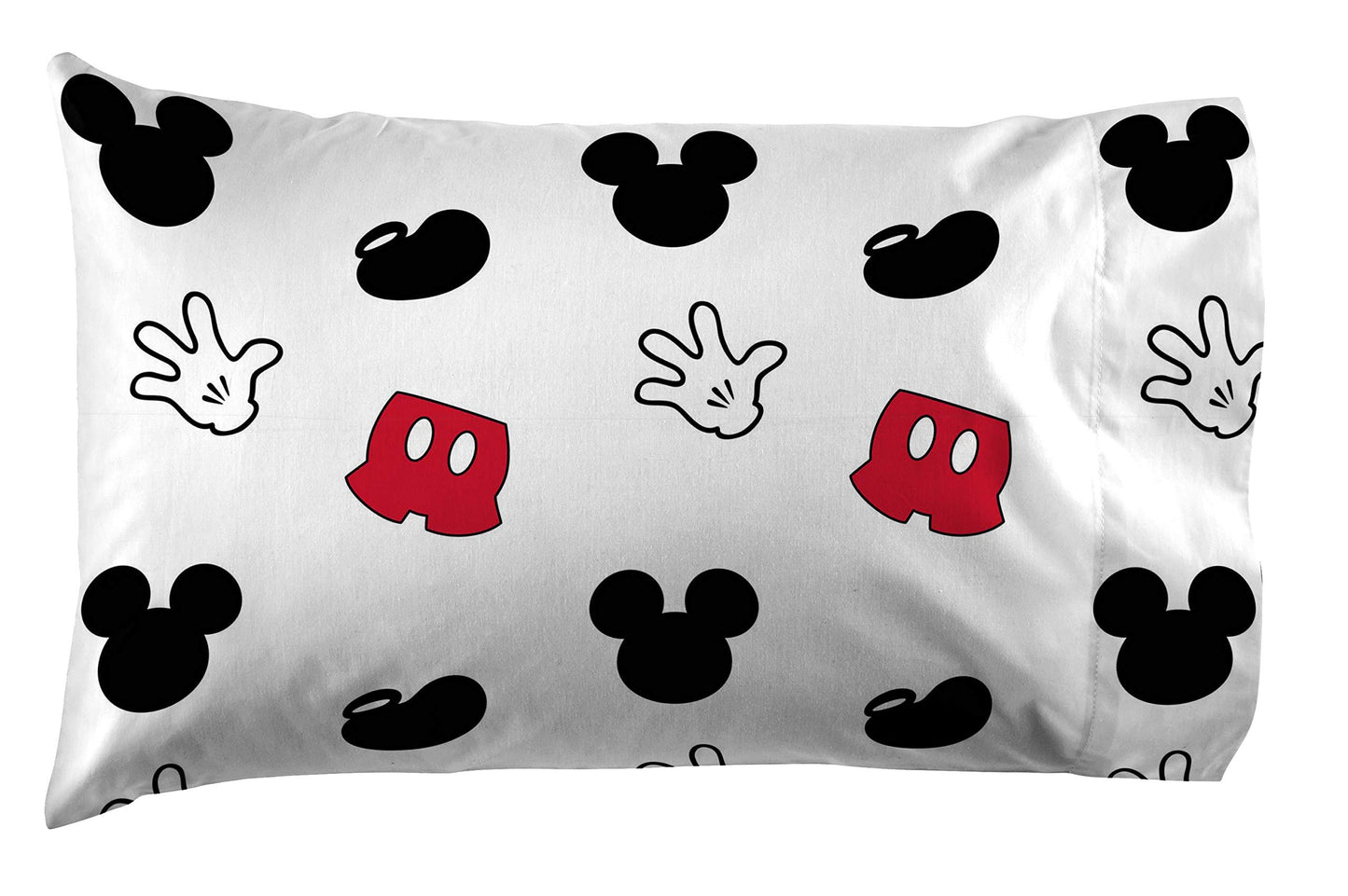 Jay Franco Disney Mickey Mouse Cute Faces 5 Piece Full Bed Set - Includes Comforter & Sheet Set - Super Soft Fade Resistant Polyester - (Official Disney Product)