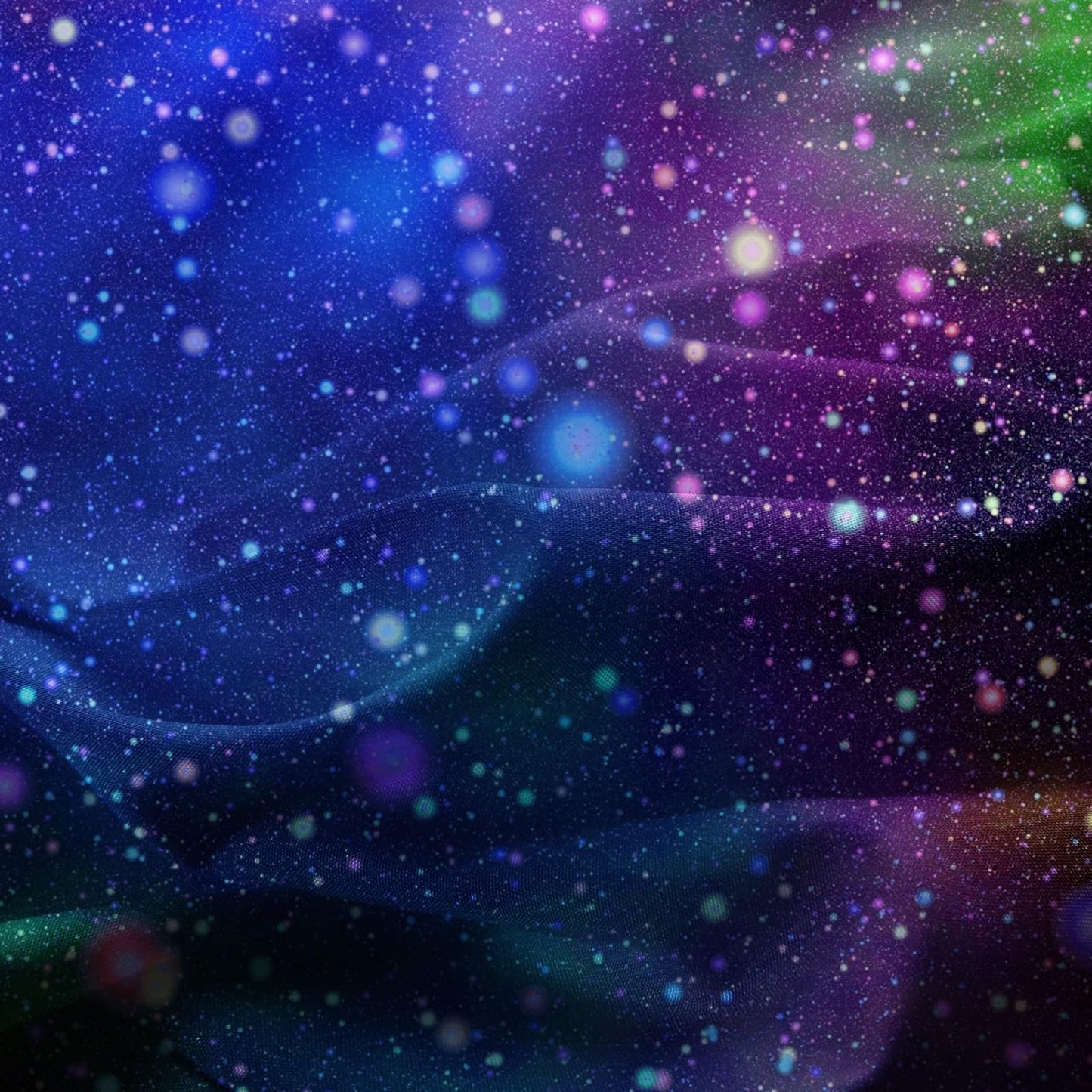 NiuOne Galaxy Fitted Sheet Set Rainbow Space Sheet Set for Girls and Boys Twin Bed 2PCS 1 Deep Pocket Sheets with 1 Pillowcases Wrinkle Free Microfiber(16,Twin)