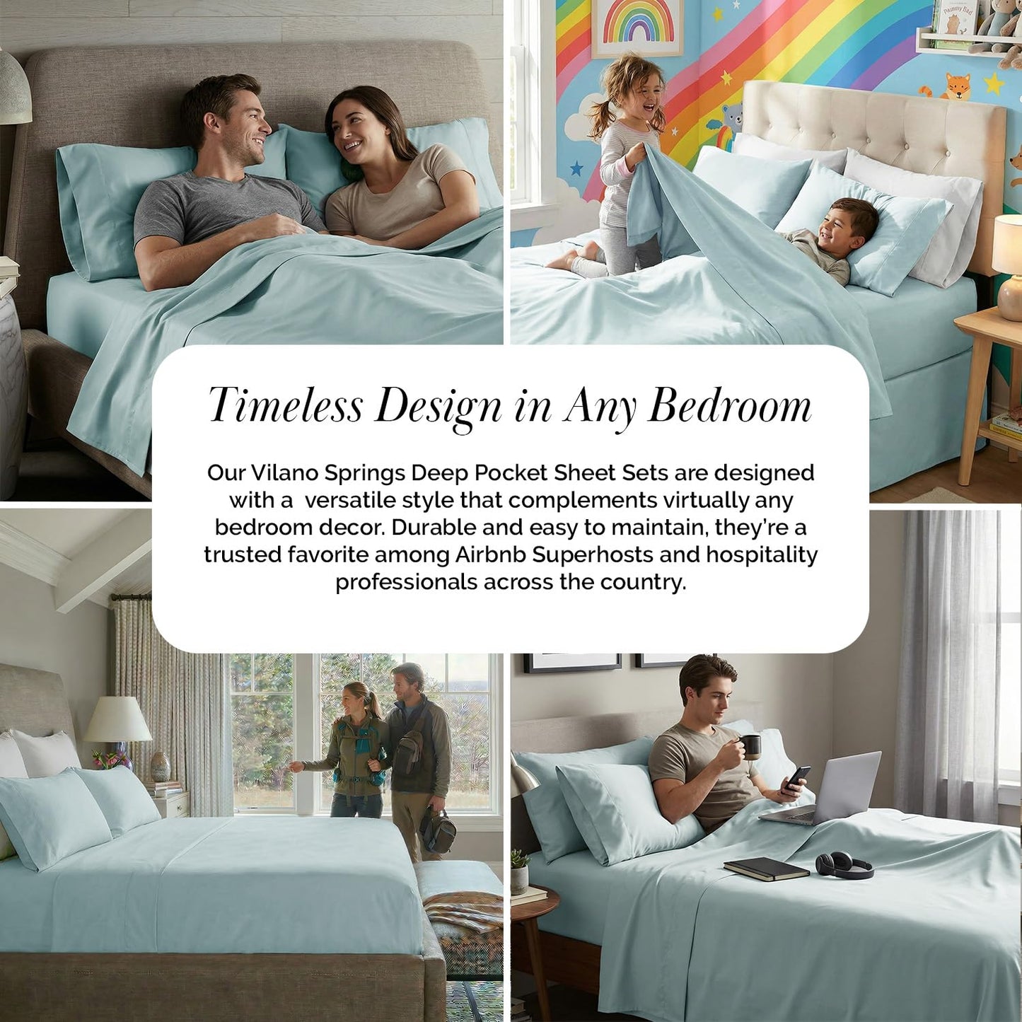 Southshore Fine Living, Inc. 14 Inch Twin Sheets Set Deep Pocket, 4-Piece Microfiber Sheet Set, Pet Hair Resistant Bedding Soft Wrinkle Free Nonpilling Fade Resistant Easy Care - Pink Sheets Twin