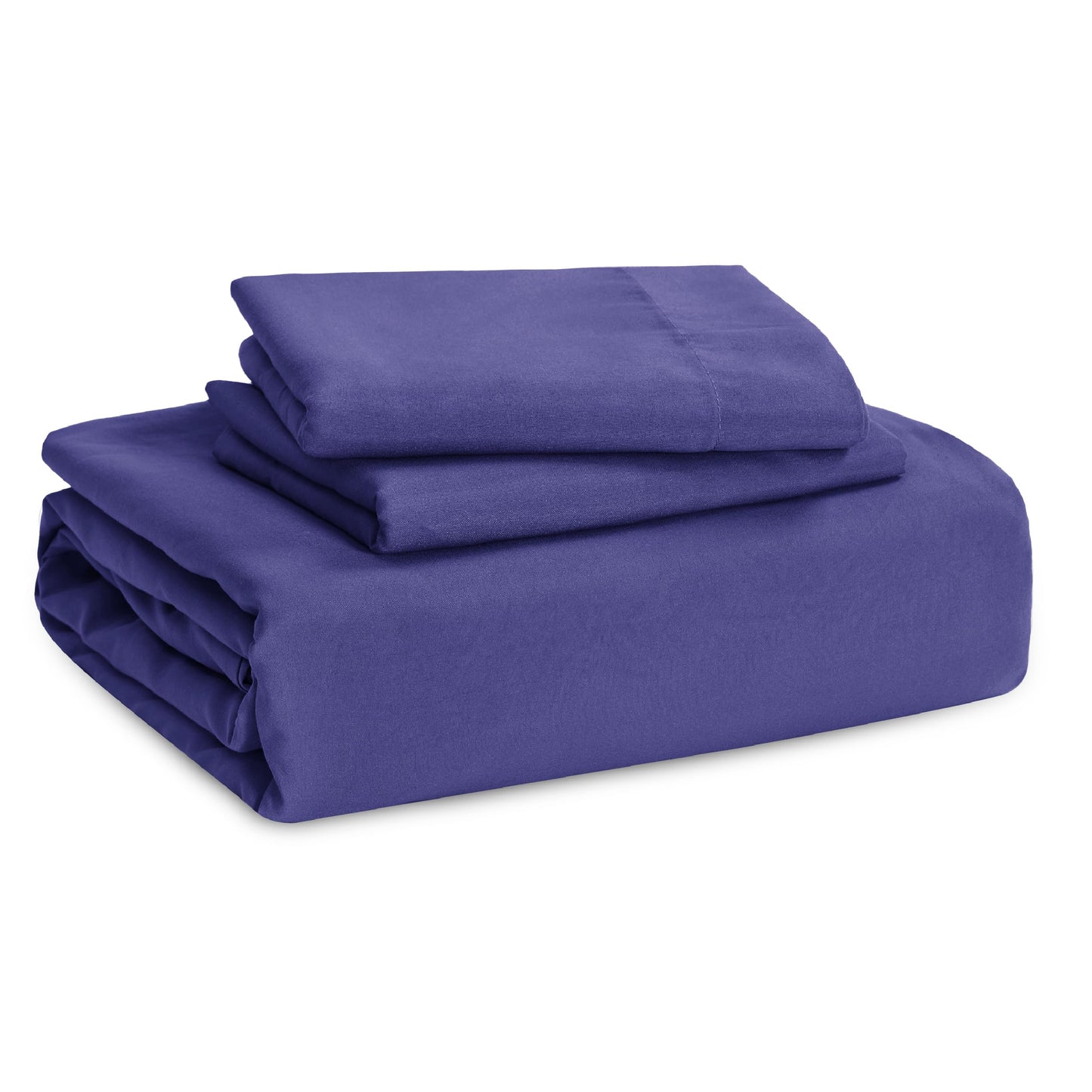 Bedsure Skipper Blue Duvet Cover Queen Size - 3 Pieces Prewashed Cotton-Like Polyester Extra Soft Bedding Set, Includes 1 Duvet Cover 90x90 Inches with Zipper Closure & 2 Pillow Shams, No Comforter
