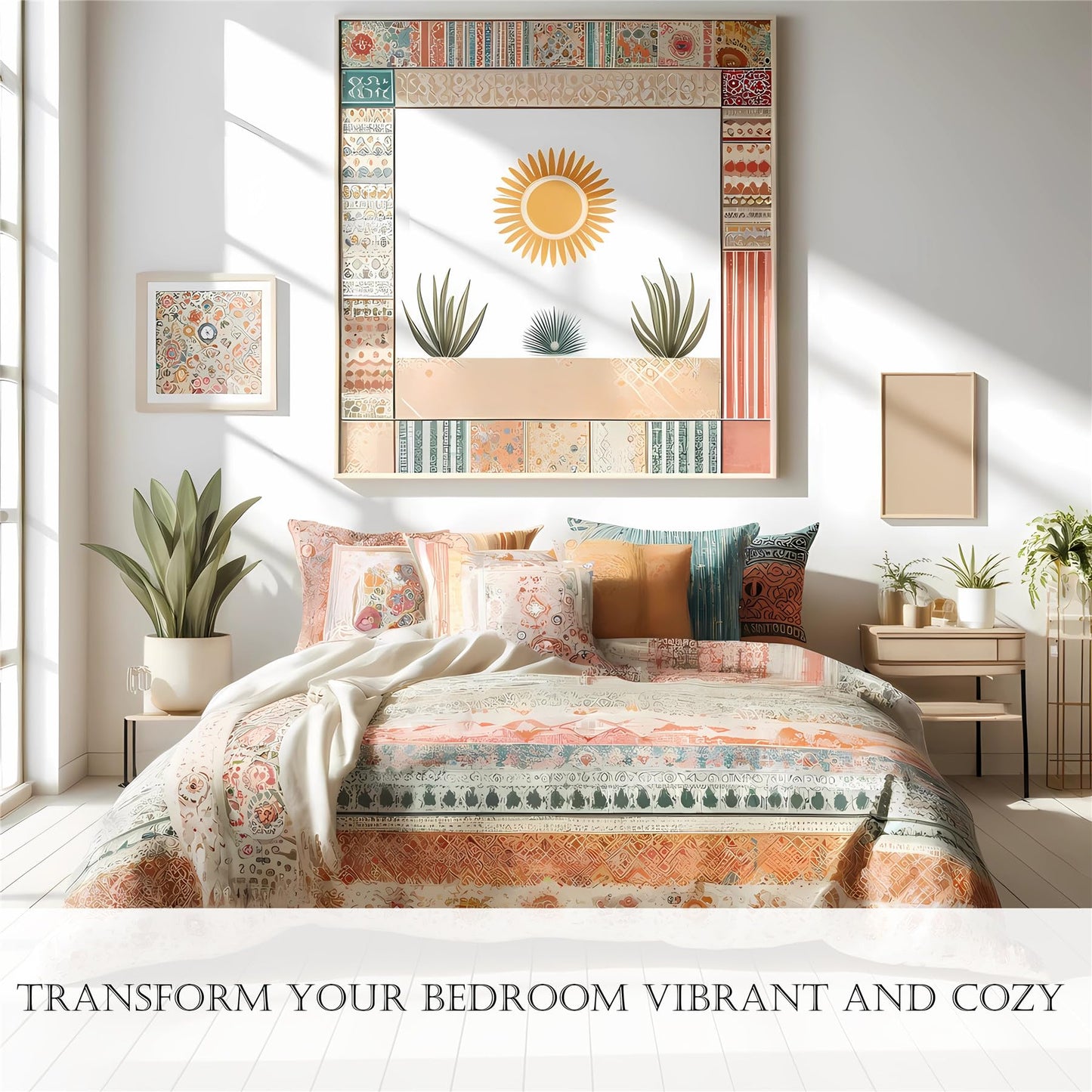 Halloween Ghost Haunted House Prints Comforter Set | Horror Festive Night Spooky Manor Design Bedding Set | with Soft Comforter+2 Pillow Shams(3PCS) or Sheet (4PCS) (B,Full-4PCS)
