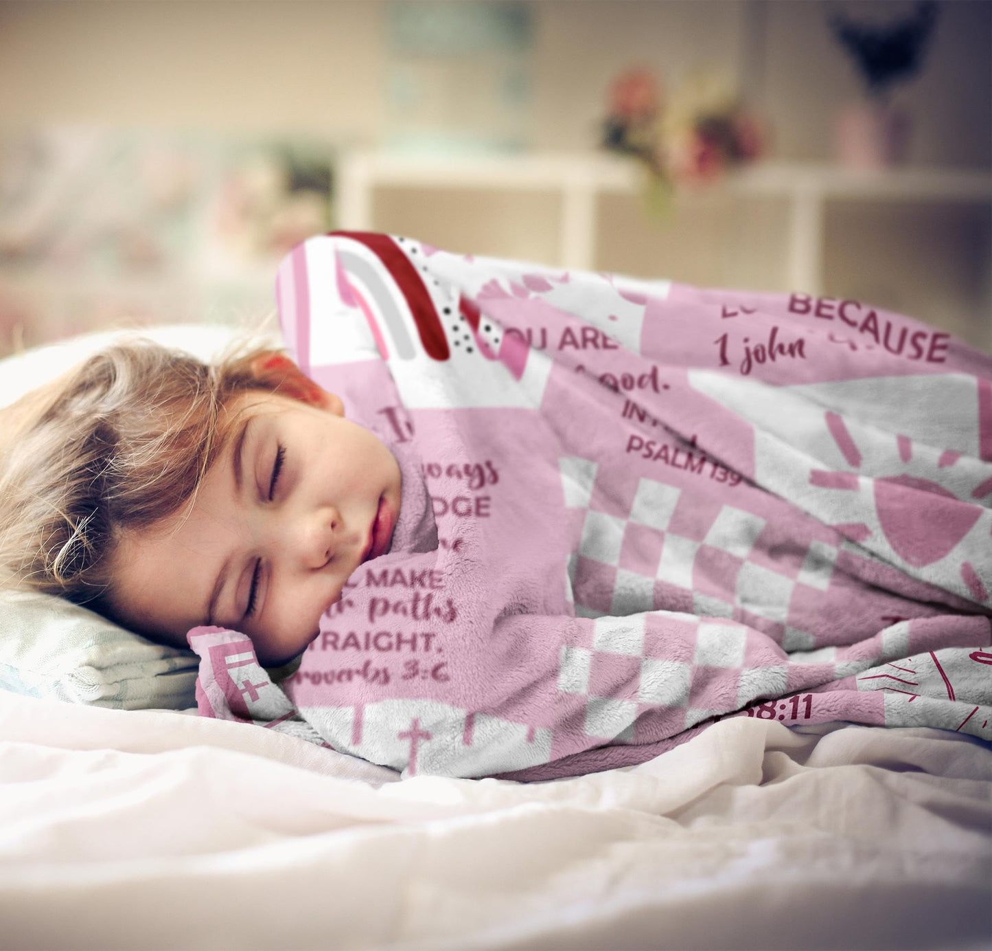 Muxuten Baptism Gifts for Girl, Baptismal Gifts Blanket 60"x50", Baptism Favors, Christening Gifts, Baptism Gifts for Women, Best Baptism Gift for Girls, Christian Gifts, Religious Bible Catholic Gift