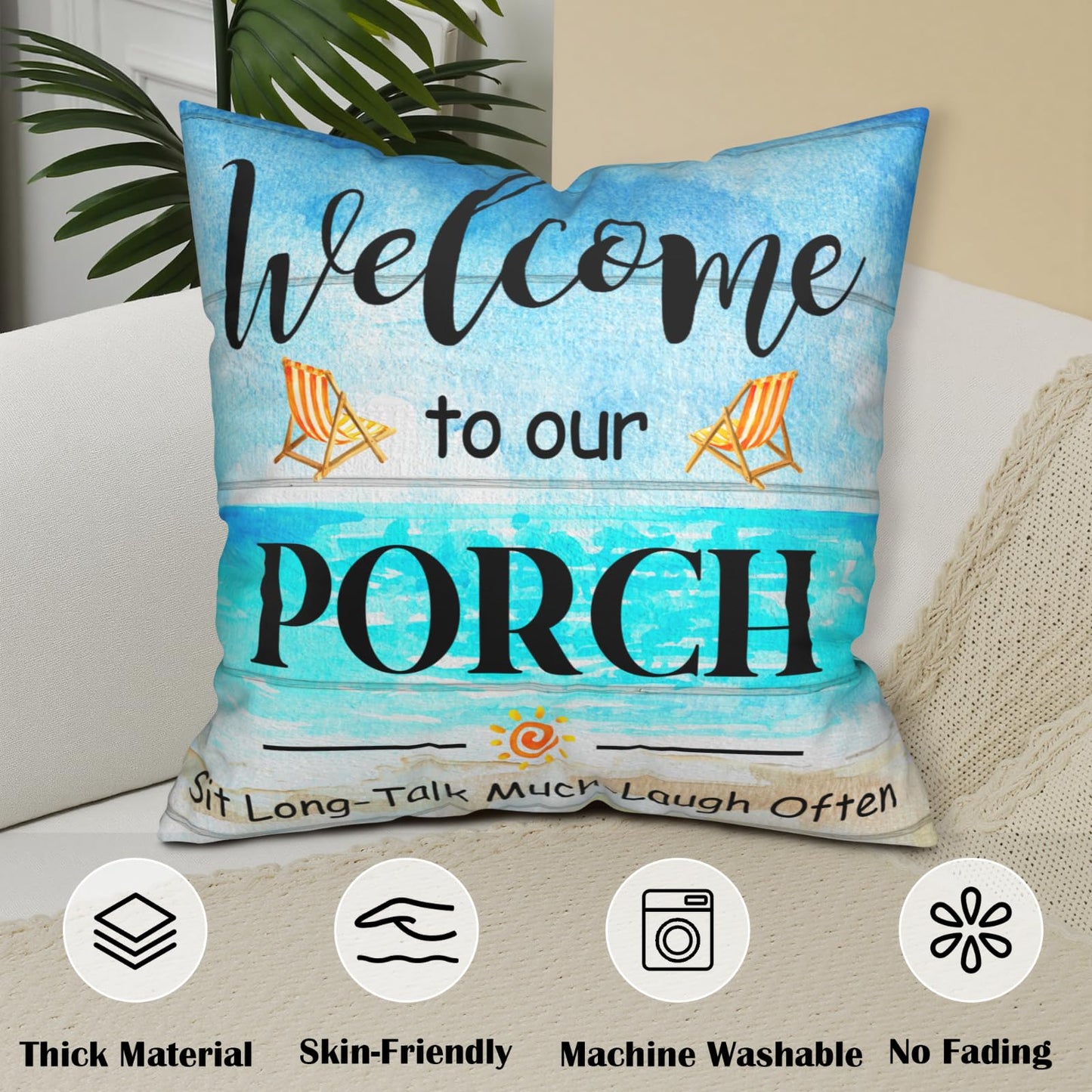 Giwawa Custom Design Photos or Text Throw Pillow Covers 18x18 Inch Set of 2 Personalized Pet Photo Pillowcase Love Photo Throw Pillow Cases, Two-Sides Printed, No Pillow Insert