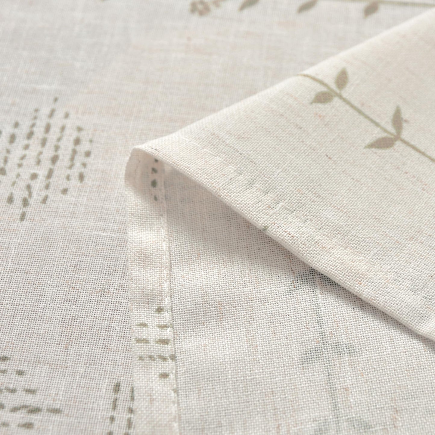Lino Rosa Farmhouse Kitchen Window Curtains Sets,Small Cafe Linen Short Curtains for Bathroom Windows