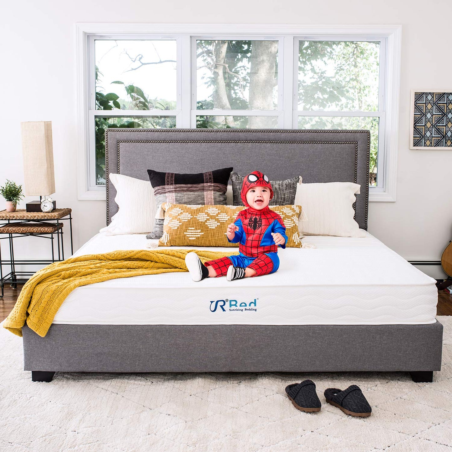 10 Inch Hybrid Mattress in a Box, Twin XL Size Latex Mattress with Memory Foam & Individually Pocket Coils Springs, Pressure Relief, Motion Isolation, Edge Support, CertiPUR-US Certified, Medium Firm