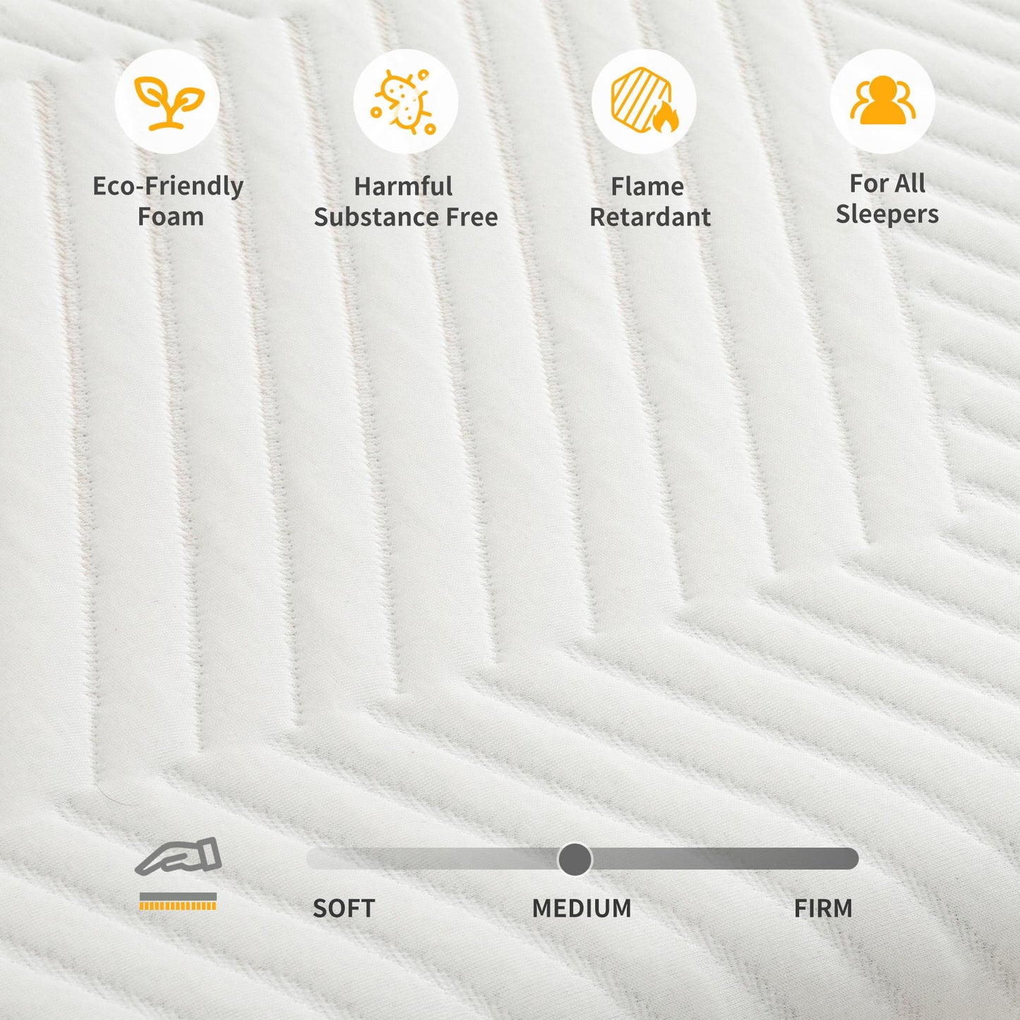 ESHINE Adjustable Bed Frame + 10 Inch Gel Memory Foam Mattress Twin XL Adjustable Bed Bluetooth APP Control, Wireless Remote, Zero Gravity, Anti Snore, Head and Foot Incline, 2000 Series