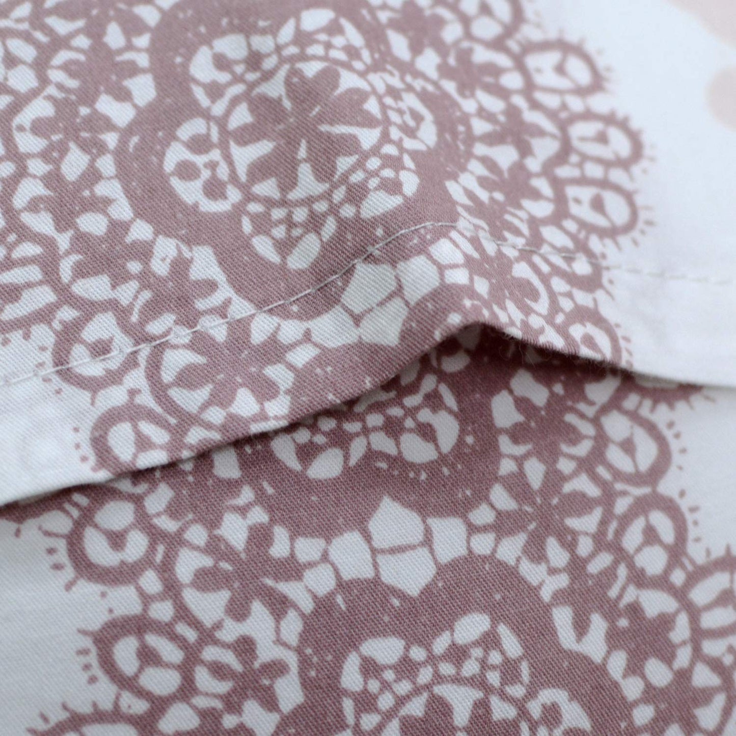 FADFAY Pink Rose Floral Duvet Cover Set 100% Cotton Girls Bedding with Hidden Zipper Closure 3 Pieces, 1duvet Cover & 2pillowcases,King/California King Size
