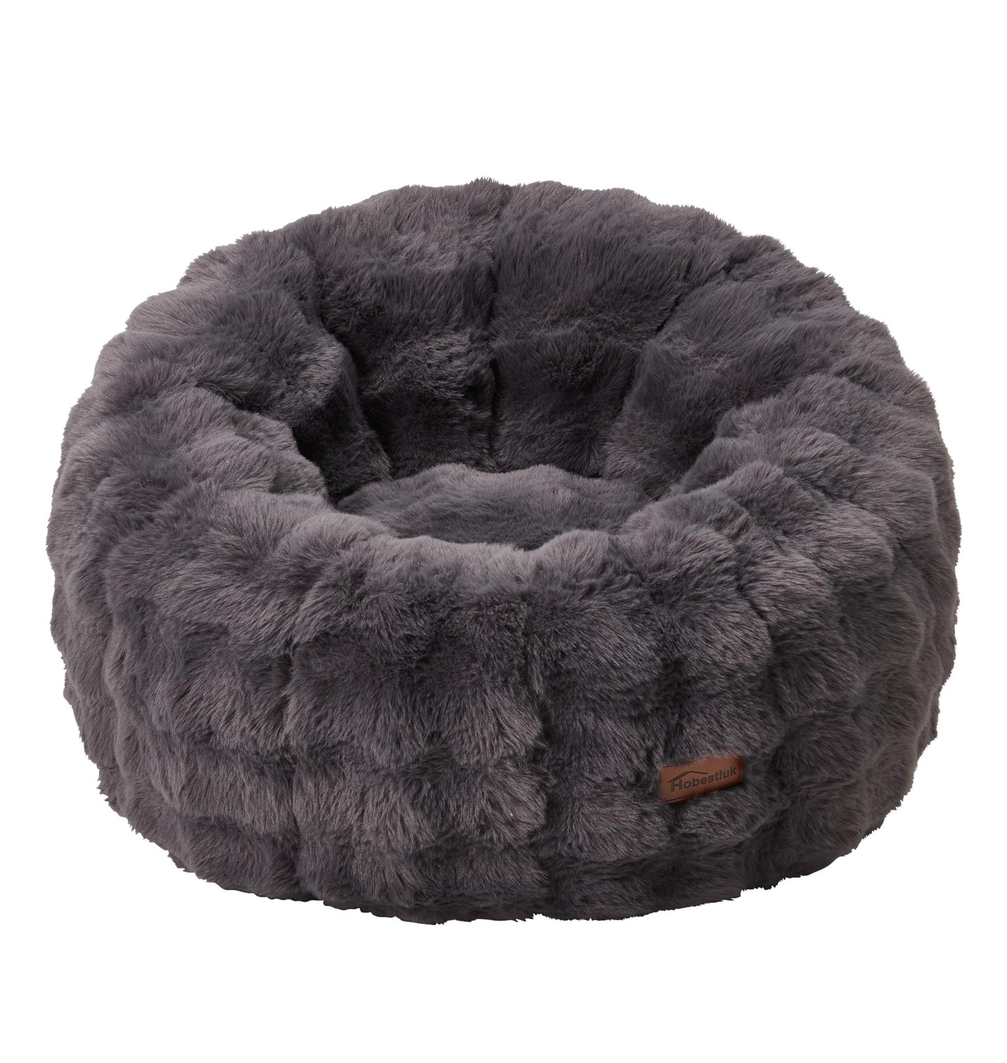 Hobestluk Bean Bag Chair for Kids Toddler Bean Bag Chair with Memory Foam Filler Beanbag with Spacious Design Bean Bag Couch for Reading Gaming Relaxing (Dark Grey, Medium)