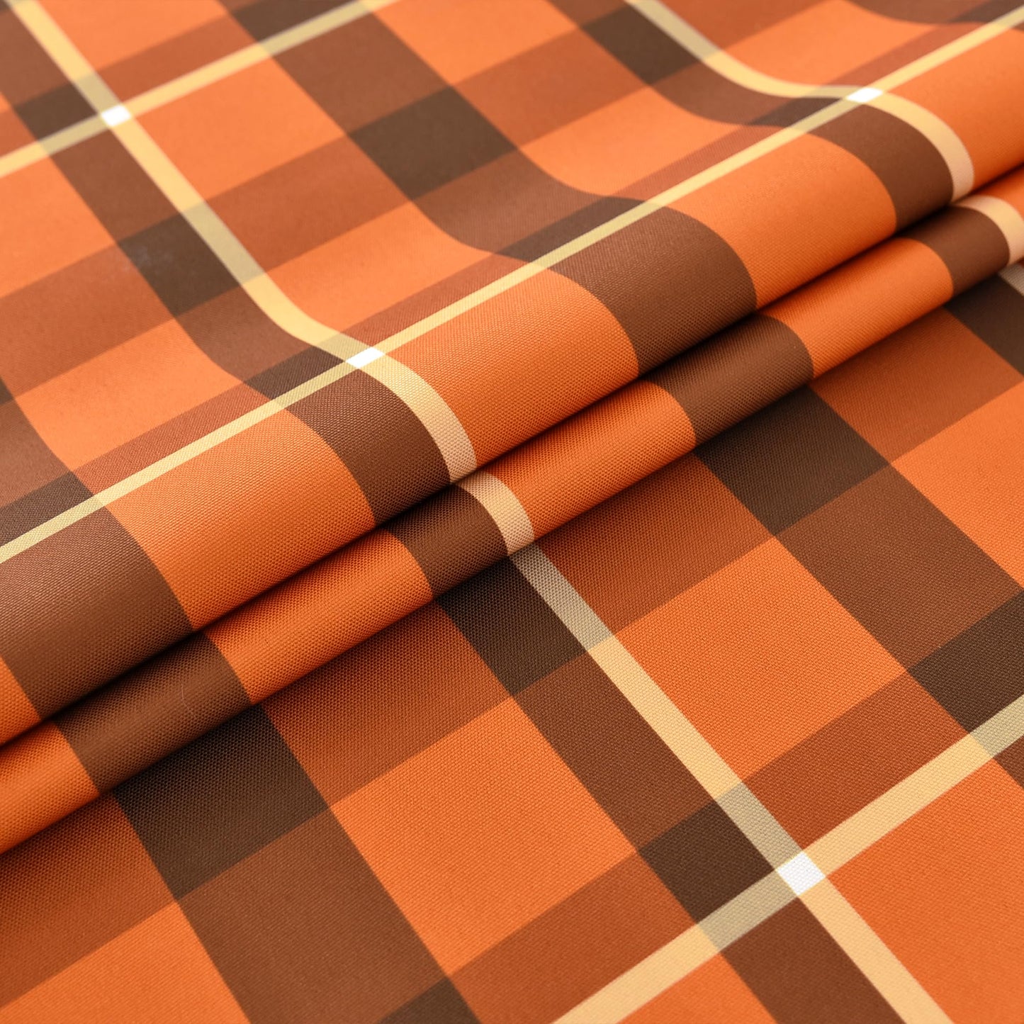 Essifunia Gingham Plaid Tablecloth - Rectangular 58x102 Inch Water Resistant Thanksgiving Table Cloth for Indoor/Outdoor Use - Seasonal Fall Harvest Table Cover for Halloween, Picnics, and Parties