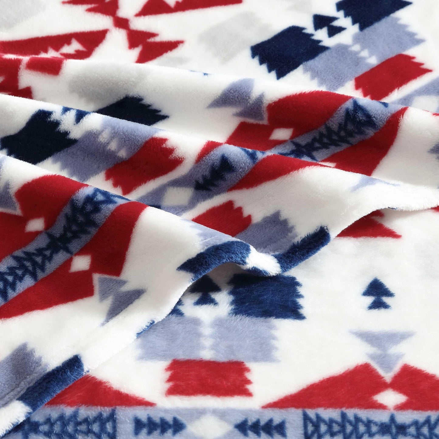 Wrangler - Blanket, Super Soft Plush Bedding, Yellowstone Inspired Throw Blanket for Couch or Bed (Nolan Blue, 50" x 70")