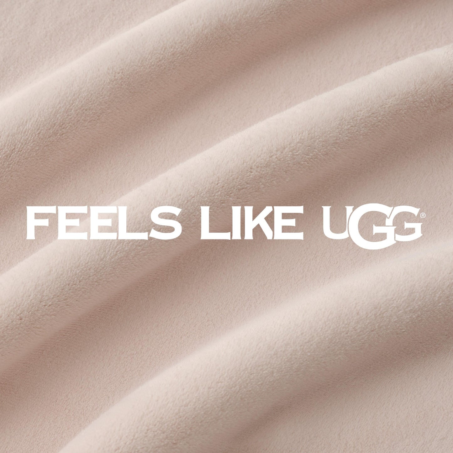 UGG Coco Plush Fleece Throw Blanket – Soft & Cozy Blanket for Couch, Bed & Sofa, Perfect for Home Decor, House Warming Gifts or Luxurious Birthday Gifts for Women, 50" x 70", Pink Himalayan Salt