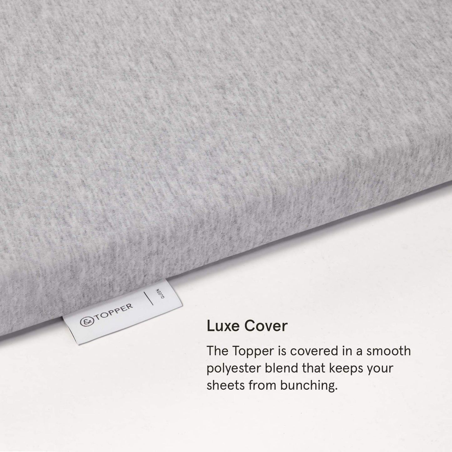 Tuft & Needle Mattress Topper, Twin XL Size, 2 inches of our Breathable, Supportive Adaptive Foam, Luxe Gray Cover, CertiPUR-US and Greenguard Gold Certified