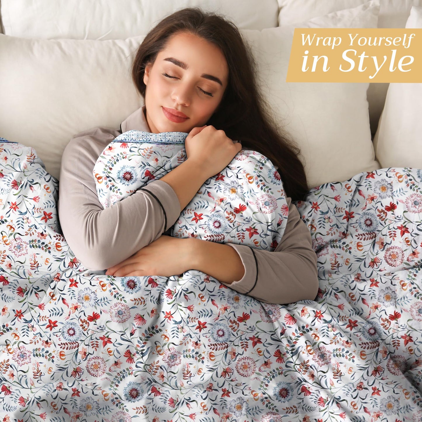 Maison d' Hermine Throw Blanket for Couch Lightweight Soft Warm Breathable Cotton Throw Blankets for Bed Girls Boys Women Men Gifts Sofa Travel Living Room Spring Summer (Nellore, 60" X 80")