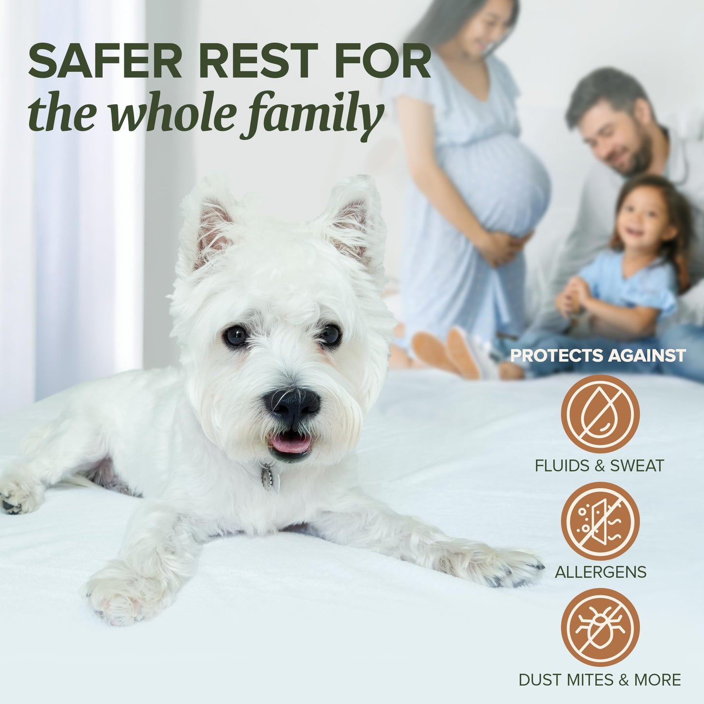Beckham Hotel Collection Mattress Protector — Hotel-Grade Cotton Blend, Silent Waterproof Protection, Low-Profile Design That Preserves Mattress Feel, Twin