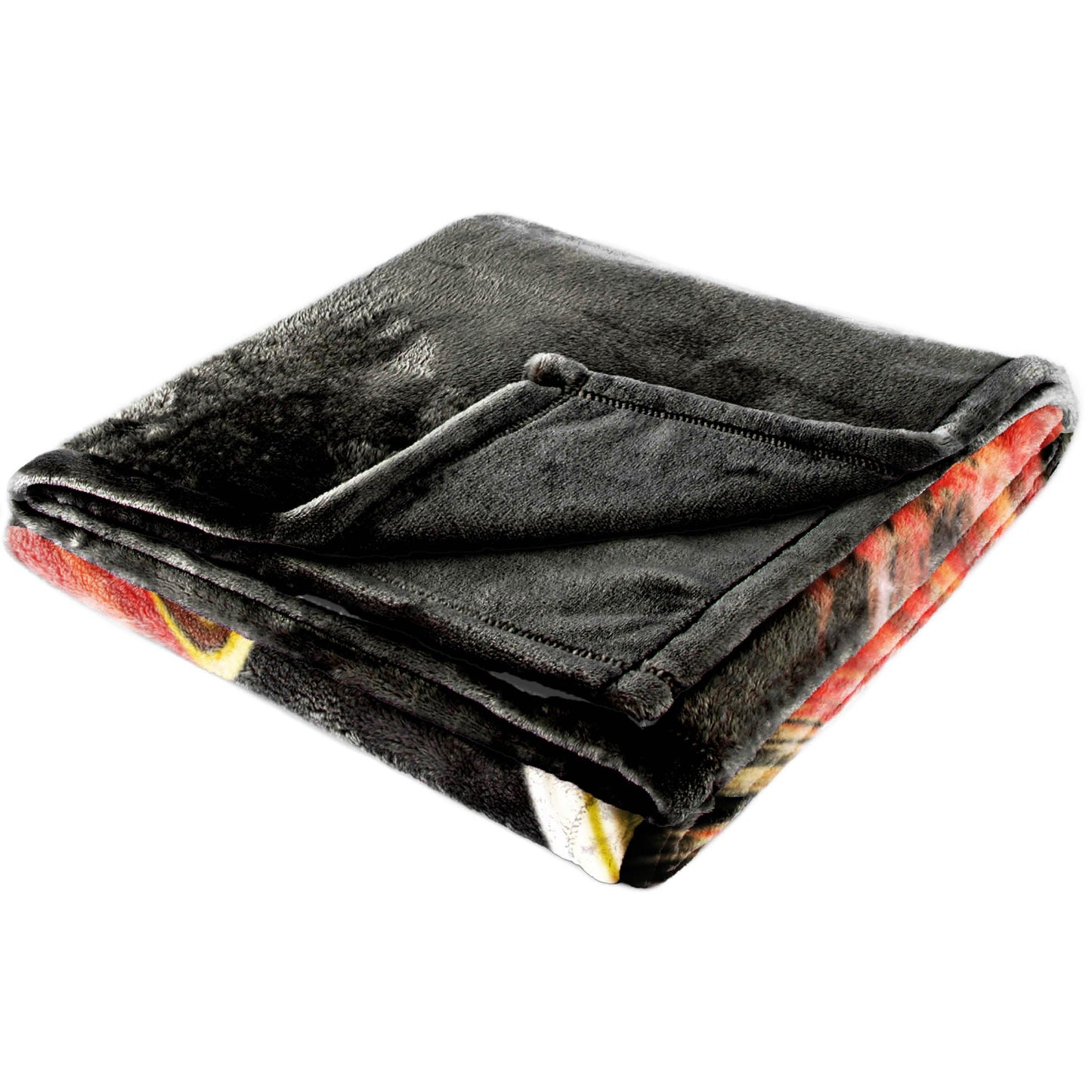 Jay Franco Plush Throw Blanket – Soft & Comfy 50x70 Inches Throw for Couch or Bed – Cozy Home Décor for Living Room & Bedroom, Black - Killer Klowns