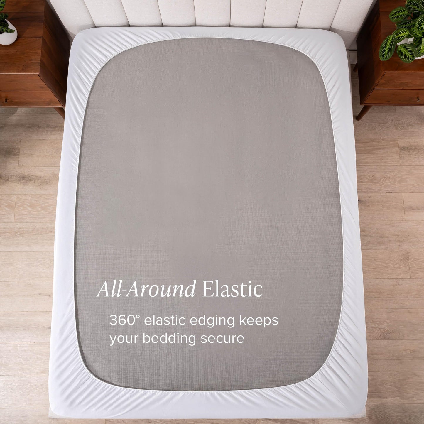 Bare Home Full XL Microplush Mattress Topper - Pillow Top Reversible - Soft Mattress Cover - Dual Sided All-Season - 8" to 24" Deep Pocket - Fitted Cover - Plush Mattress Pad (Full XL)
