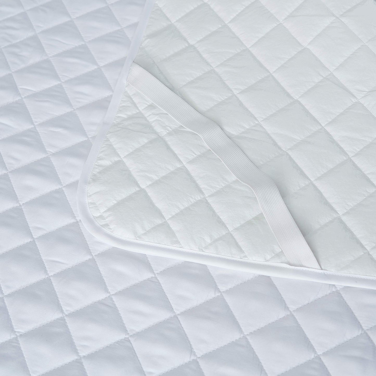 Elif California (Cali) Mattress Protector, Waterproof, Quilted Cover Pad with Elastic Band Straps for Kids, Soft&Comfortable, Breathable, Vinyl Free (California King)