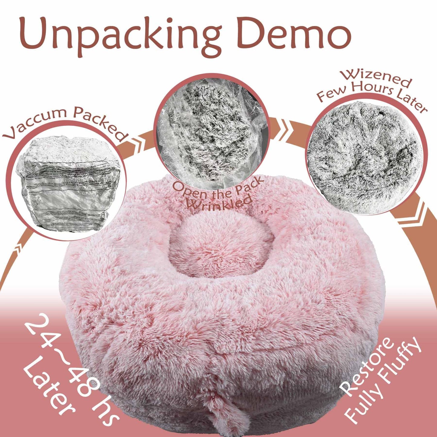 Plush Faux Fur Bean Bag Chairs, Memory Foam Filled Sofa Chair Shape Bean Bag for Adults/Teens/Kids, Ultra-Soft Lazy Sofa for Living Room Bedroom College Dorm, Pink