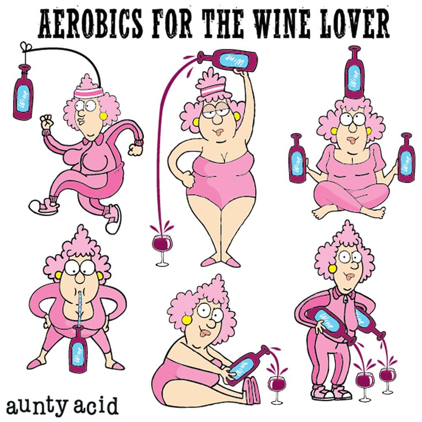 CafePress Wine Aerobics Throw Blanket Super Soft Fleece Plush Throw Blanket, 60"x50"