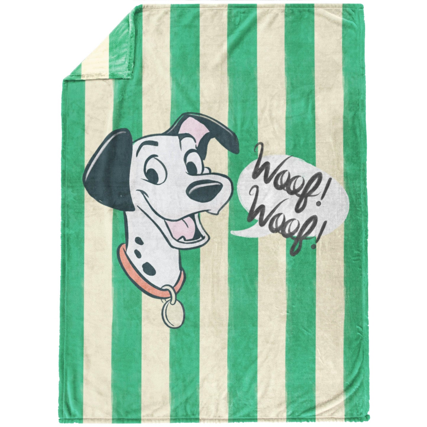 Jay Franco Kids Plush Throw Blanket – Soft & Cozy Fleece Throw for Bedroom & Couch Décor, Official Licensed Product, Multi - 101 Dalmatians, 60x90 - Large Blanket