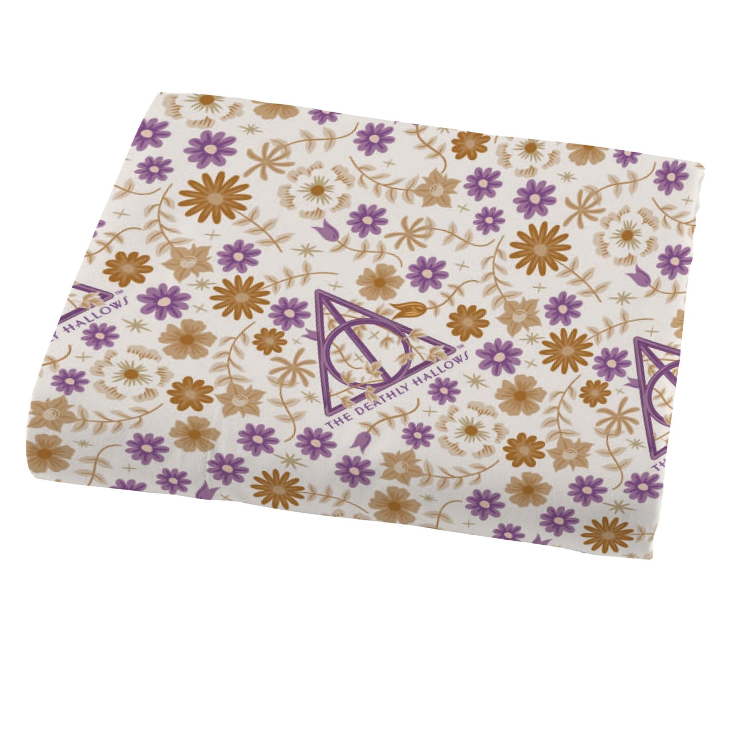 Northwest Harry Potter Botanical Wizardry 4 Piece Twin Bed in a Bag Set, Bedding Set with Comforter and Sheets, Soft and Cozy for All Seasons