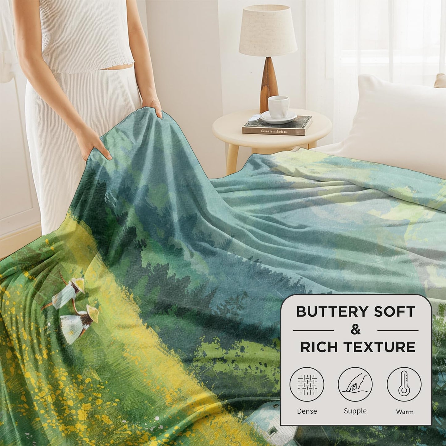 VCCQLNE Cute Duck Flannel Blanket 50x60in for Dorm Picnic Camping,Playful Cartoon Yellow Ducking Throw Blankets,Fun Home Decoration,Warm All Season Use,Thoughtful Gifts for Girls Boys Teens
