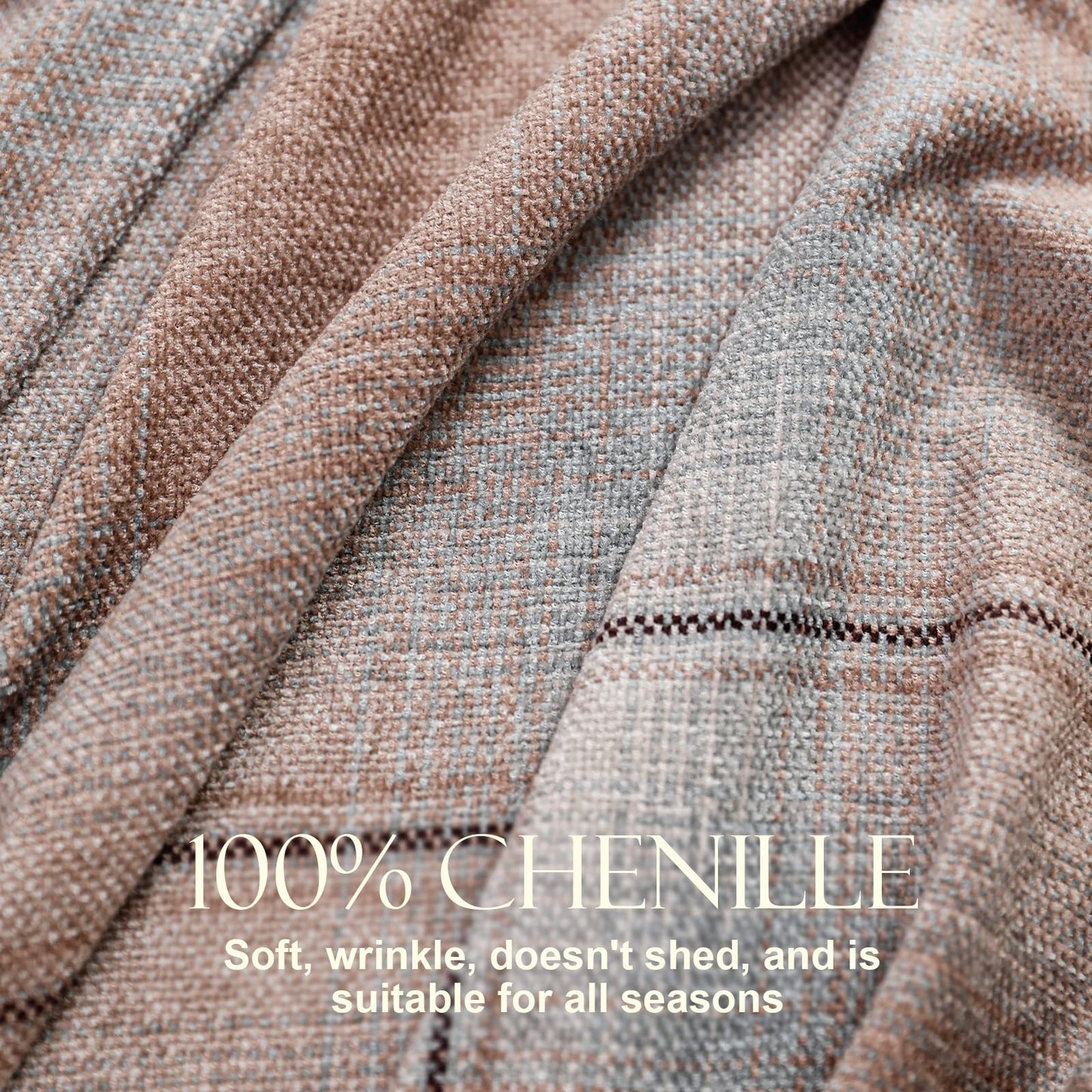 patdrea Throw Blanket Knitted Textured Throw Blanket Farmhouse Soft Cozy Warm Couch Blanket Grey (Grey, 59"×79")