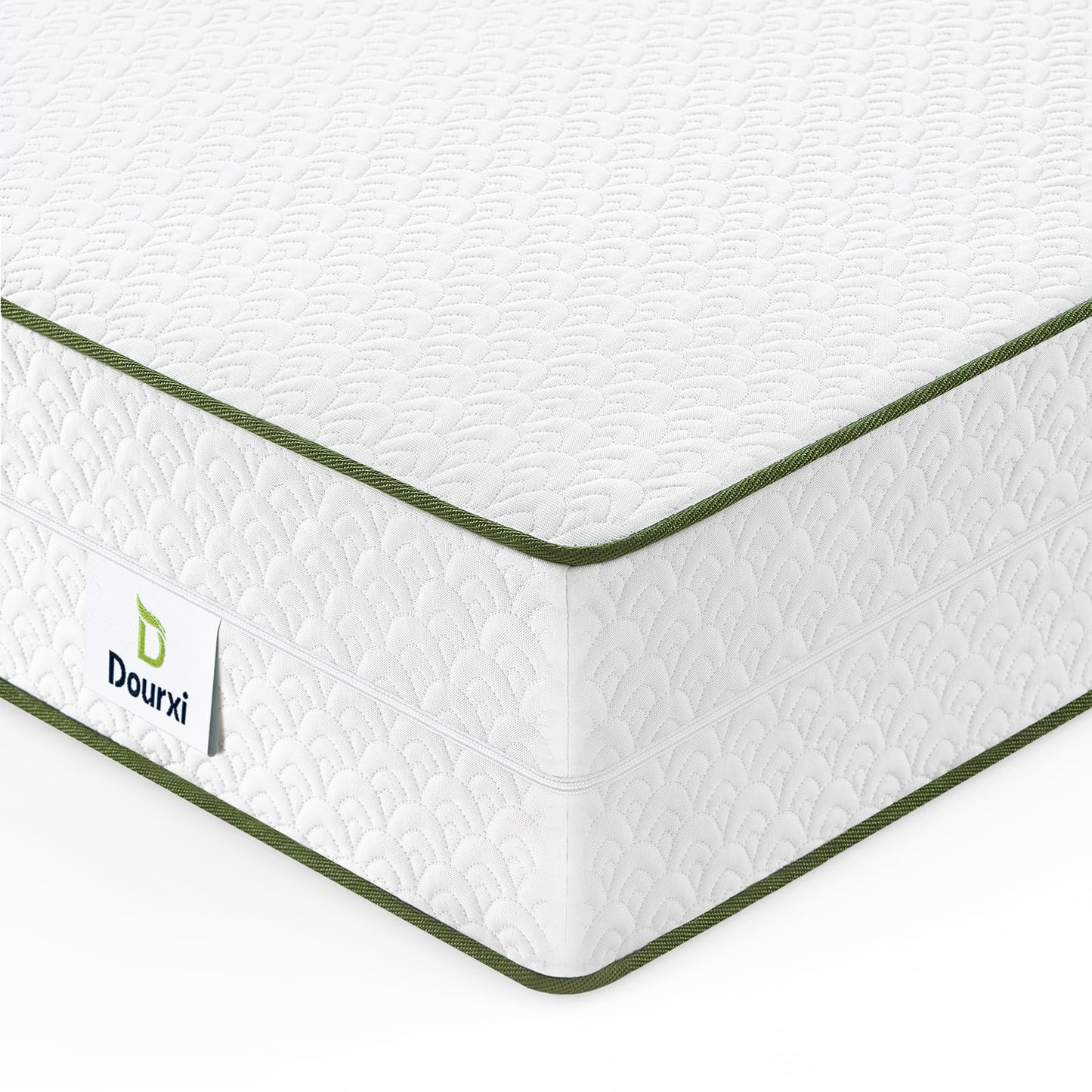 Dourxi Crib Mattress, 2-in-1 Dual Firmness Mattress for Infant & Toddler, Cooling Breathable Cover, Gel-Infused Memory Foam, CertiPUR-US Certified, Fits Standard Crib & Toddler Bed, 5.5 Inch