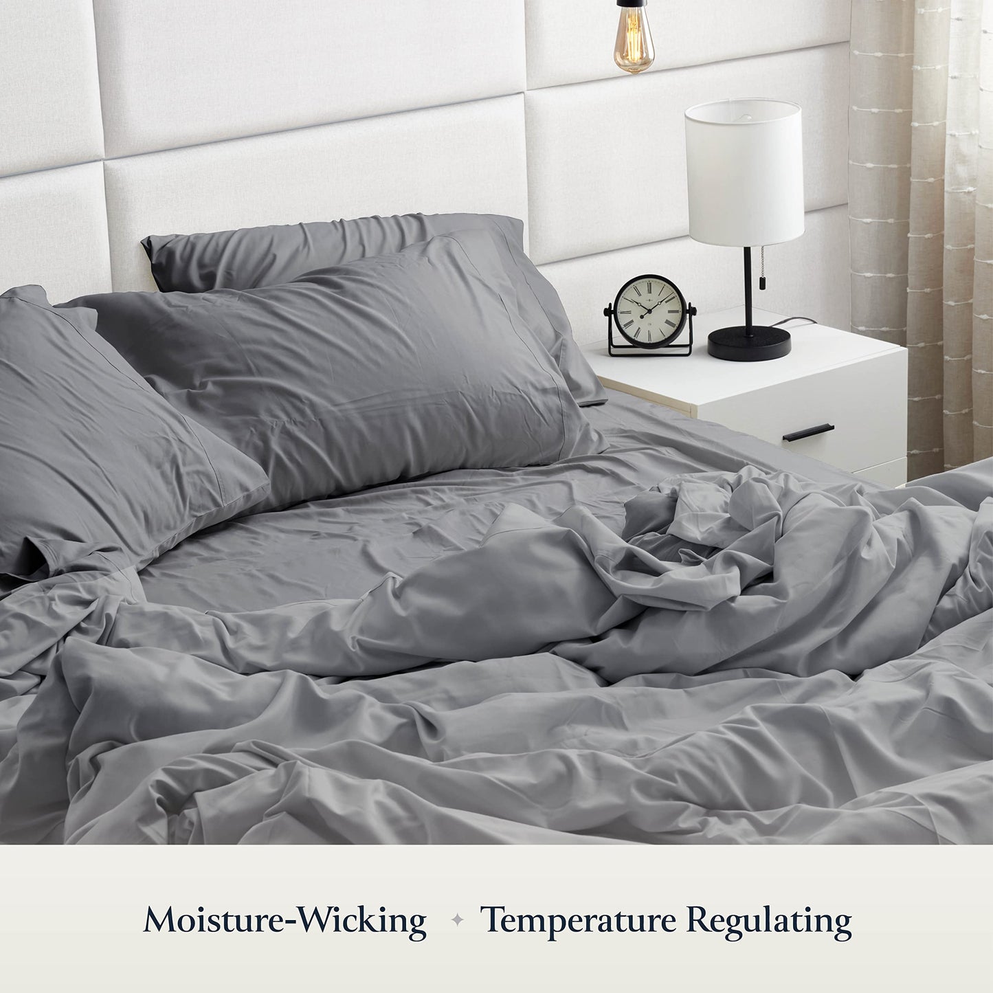 BELADOR Silky Soft Cali King Sheet Set -Luxury 6 Piece Bed Sheets for California King Size Bed, Secure-Fit Deep Pocket Sheets with Elastic, Breathable Hotel Sheets & Pillowcase Set, Wrinkle Free