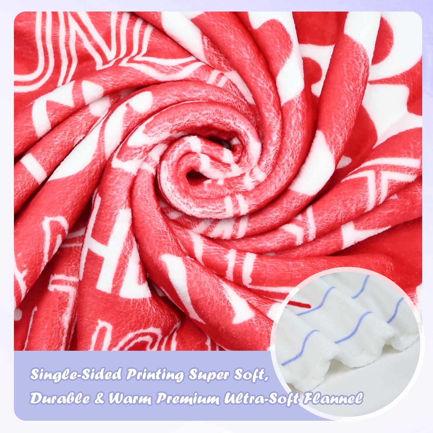 Teacher Appreciation Throw Blanket Thick 60''x50'' Extra Cozy Soft Heavyweight Fleece Couch Blanket Back to School Retirement Thank You Teacher Appreciation Gifts for Educators Tutors,1 Pack (Apple)