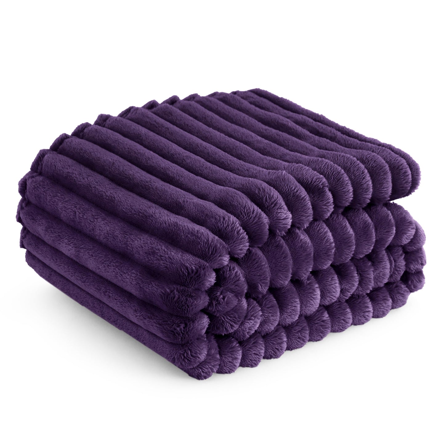Bedsure Purple Fleece Blanket for Couch&Twin Blanket for Couch,60x80 Inches