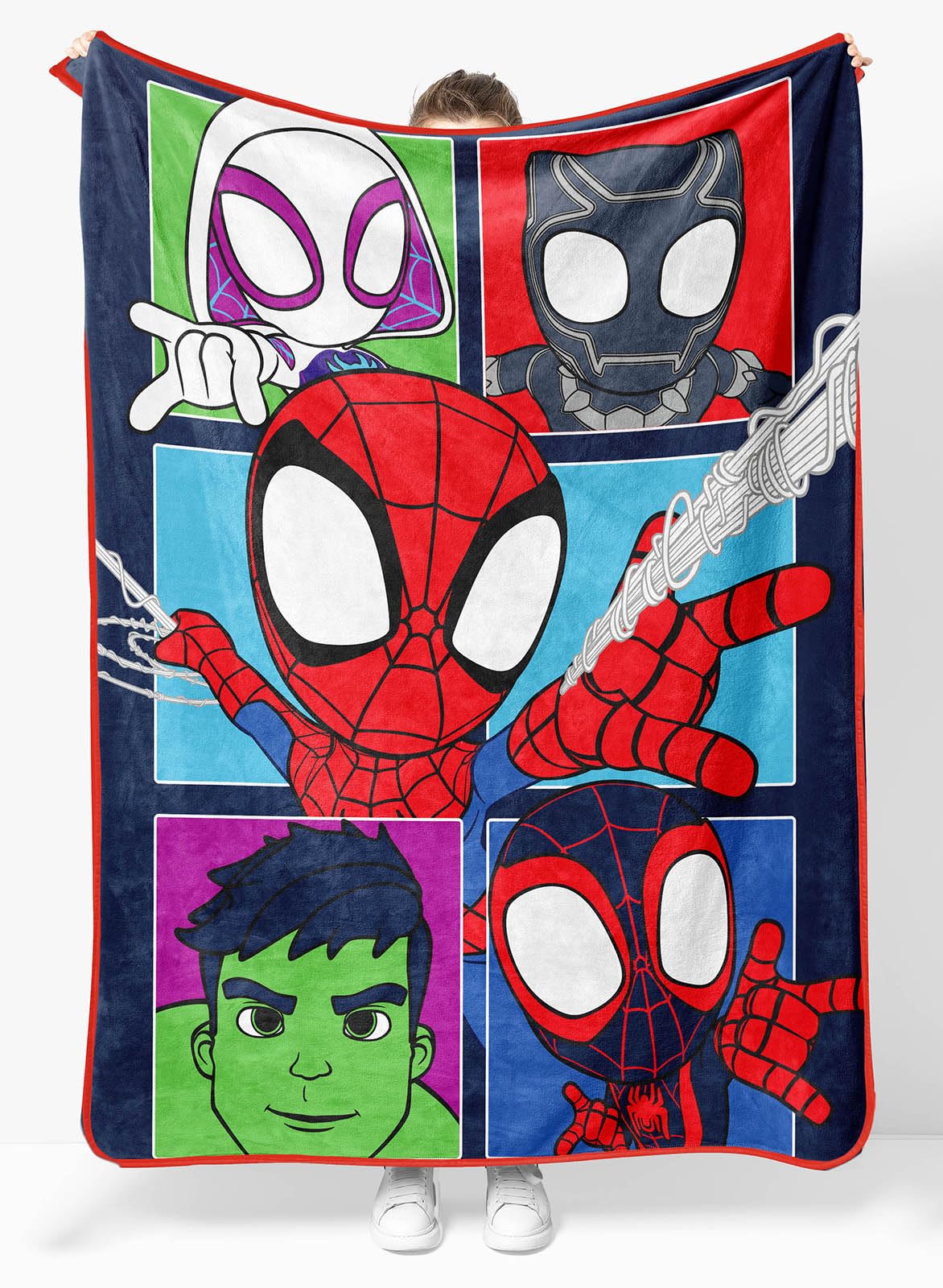 Marvel Spidey and His Amazing Friends Kids Fleece Blanket 46 x 60 Inches