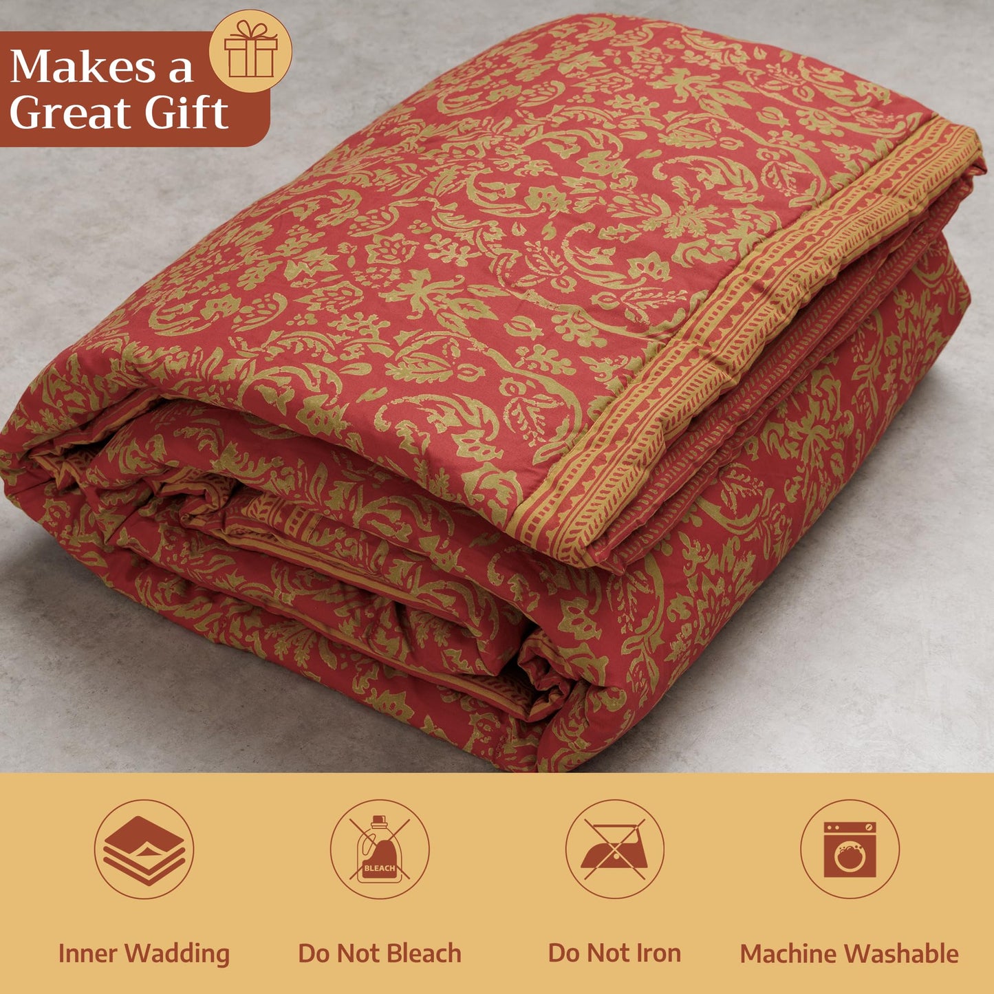 Maison d' Hermine Throw Blanket for Couch Lightweight Soft Warm Breathable Cotton Throw Blankets for Bed Girls Boys Women Men Gifts Sofa Travel Living Room Spring Summer (Sofia, 60" X 80")