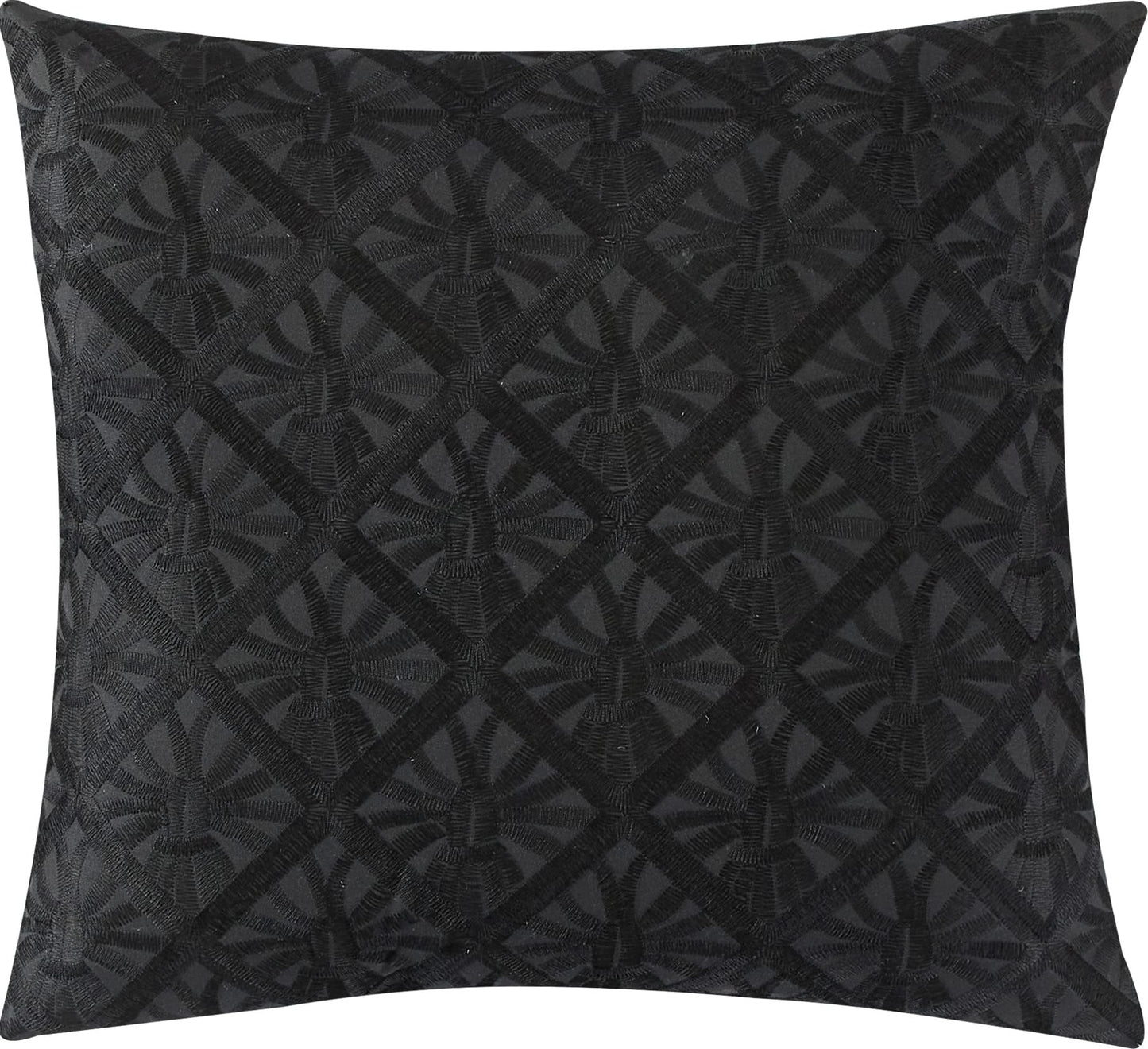 Startford Park Striped Comforter Set, 7 Piece,Black & Red, Bed Size Queen,Jacquard & Clip Geometric All Season Premium Bedding Set