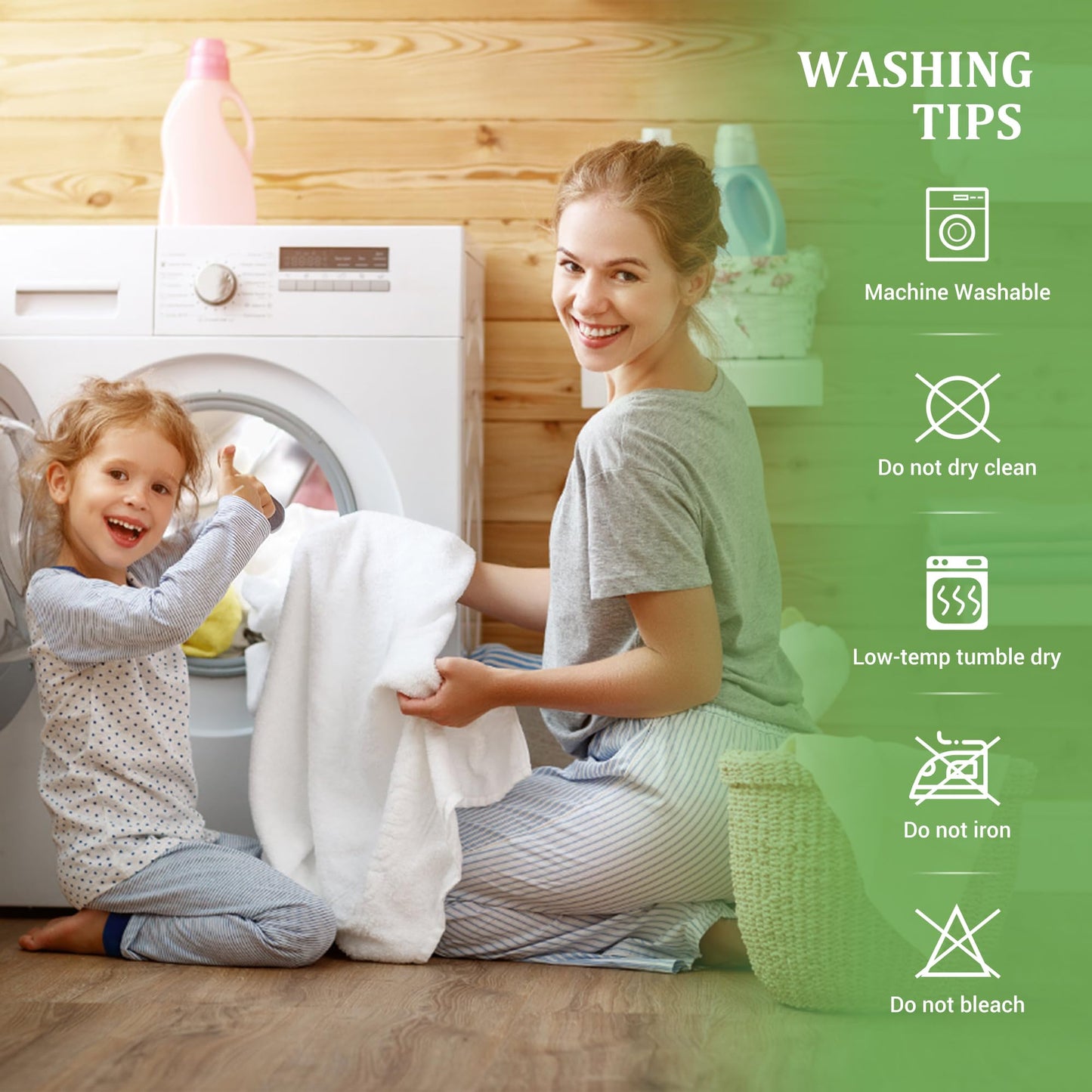 MERITLIFE Waterproof Twin Mattress Protector Waterproof (White,39"x75")