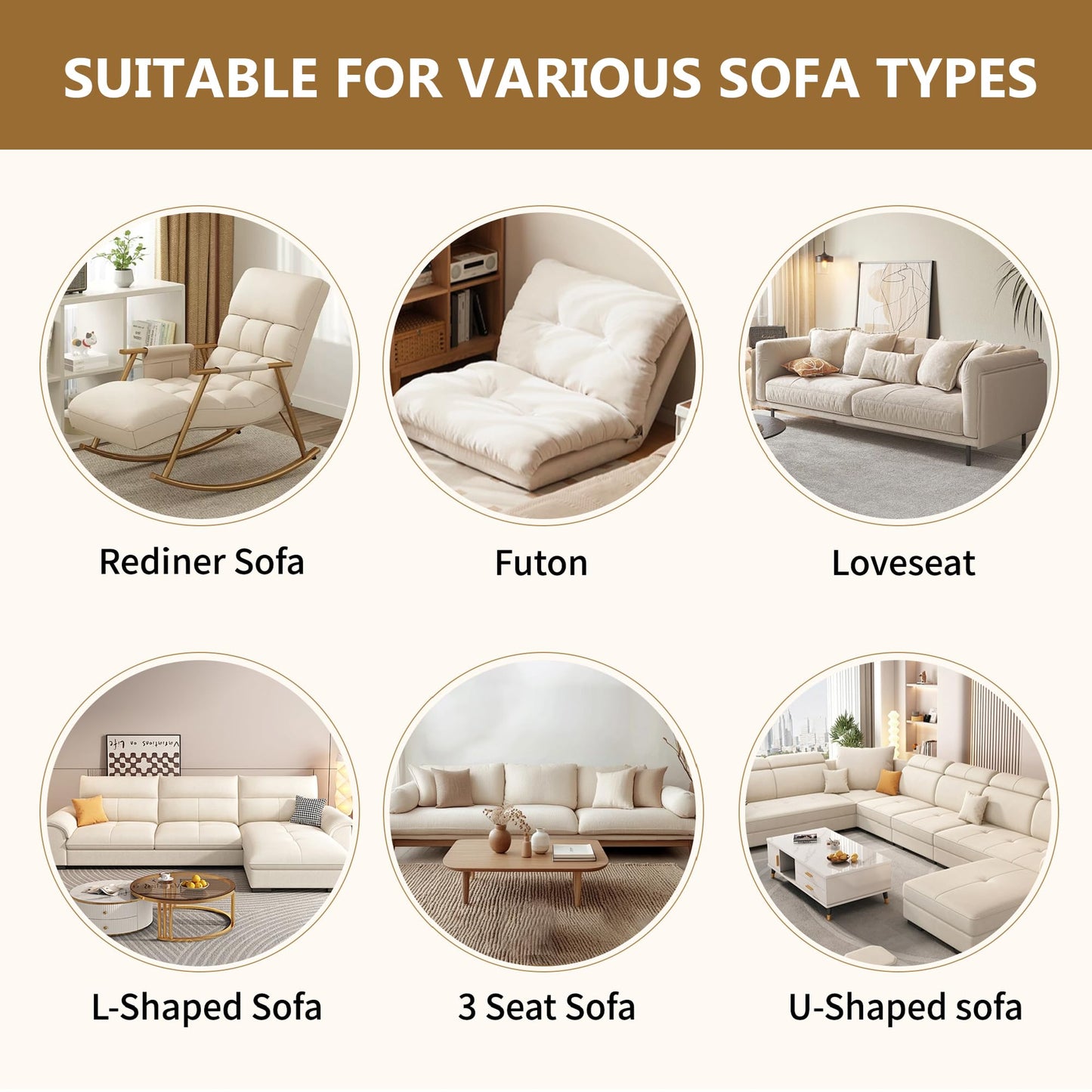 UWWGKK 71"x134" Boho Couch Cover Beige, Reversible Faux Linen Extra Large Throw Blanket for Sectional & 4 Cushion Sofa, Pet-Friendly Slipcover with Tassels for Living Room, Vintage Chevron