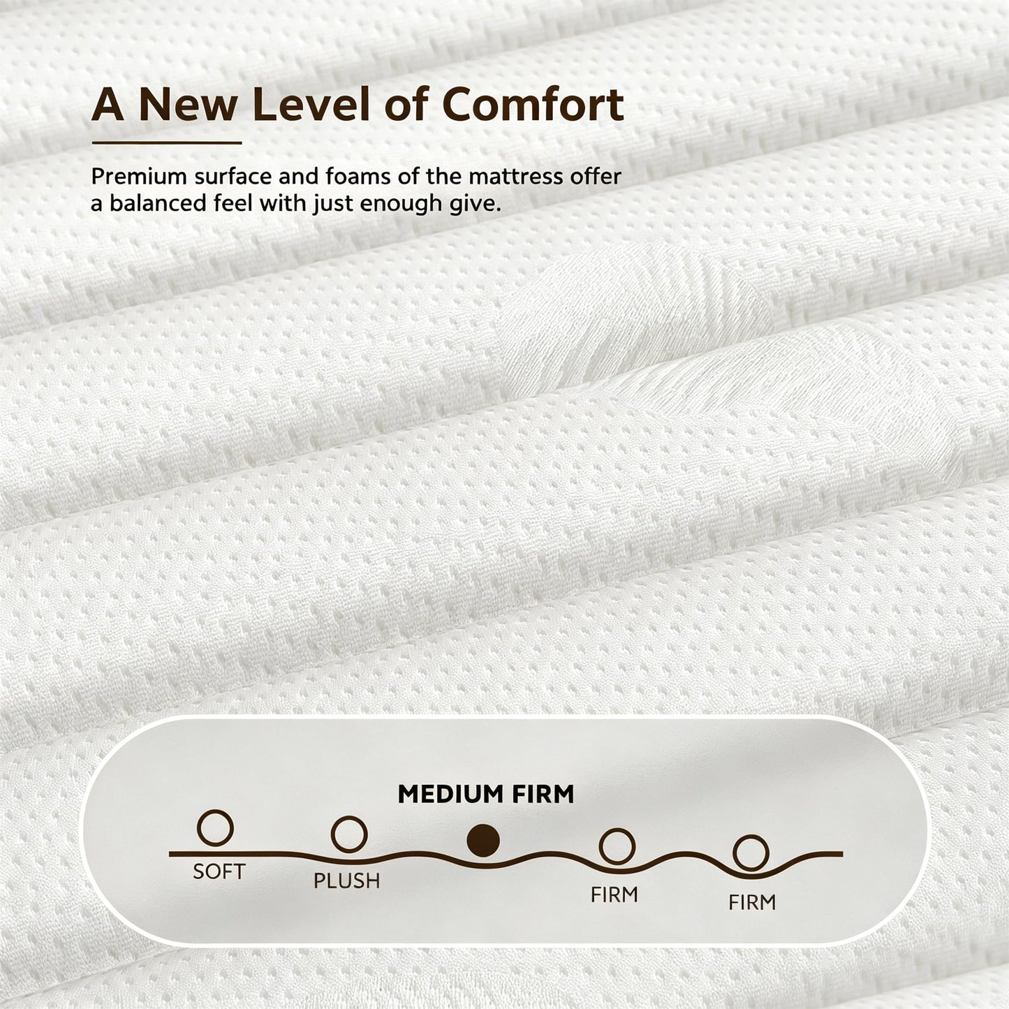 Matoresu 12 Inch Full Mattress Medium Firm,Hybrid Full Mattresses, 7-Zone Memory Foam Mattress with Pocket Sprung for Body Support & Pressure Relief